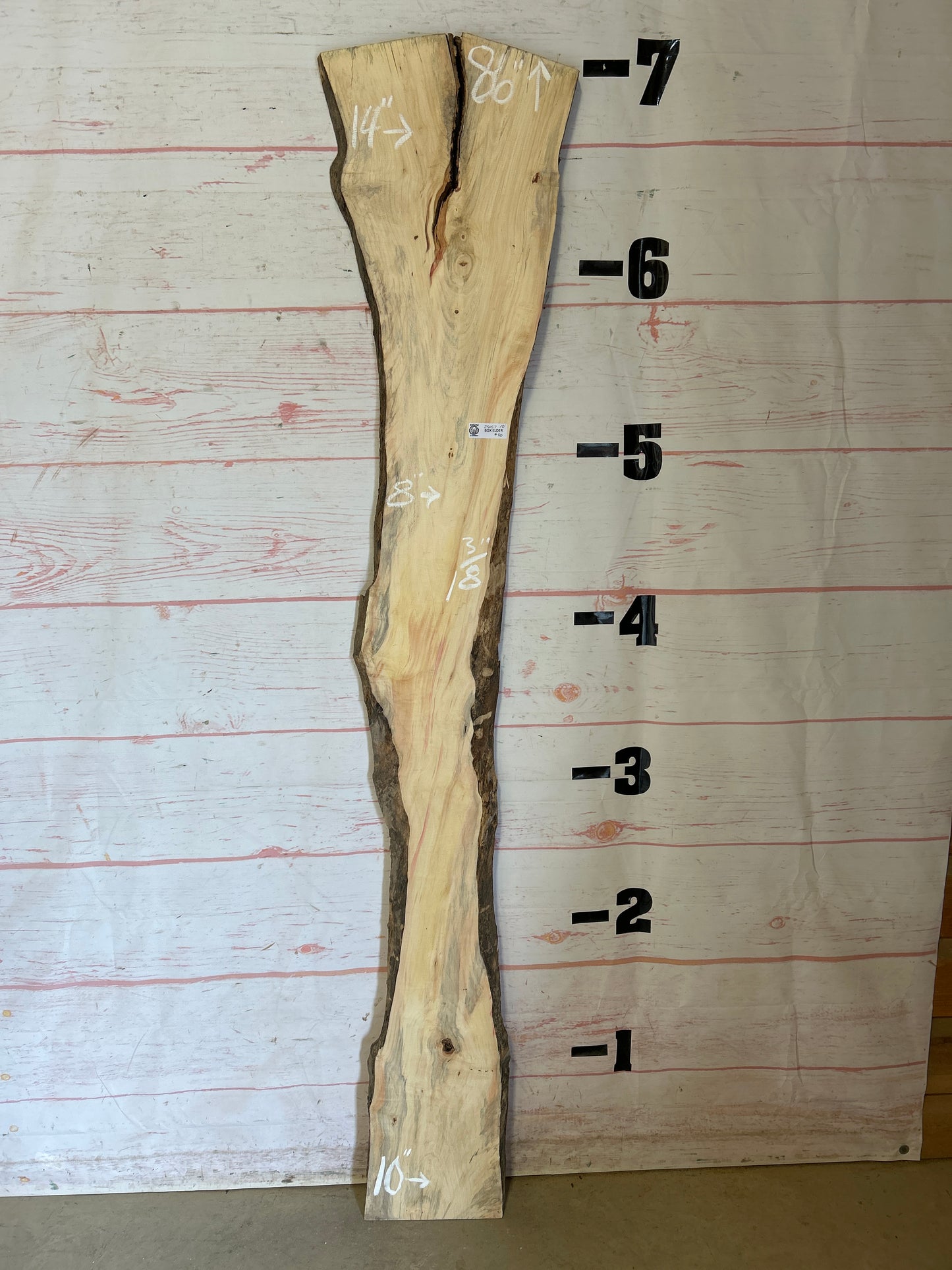 Live Edge Box Elder Sku#25057D-80
