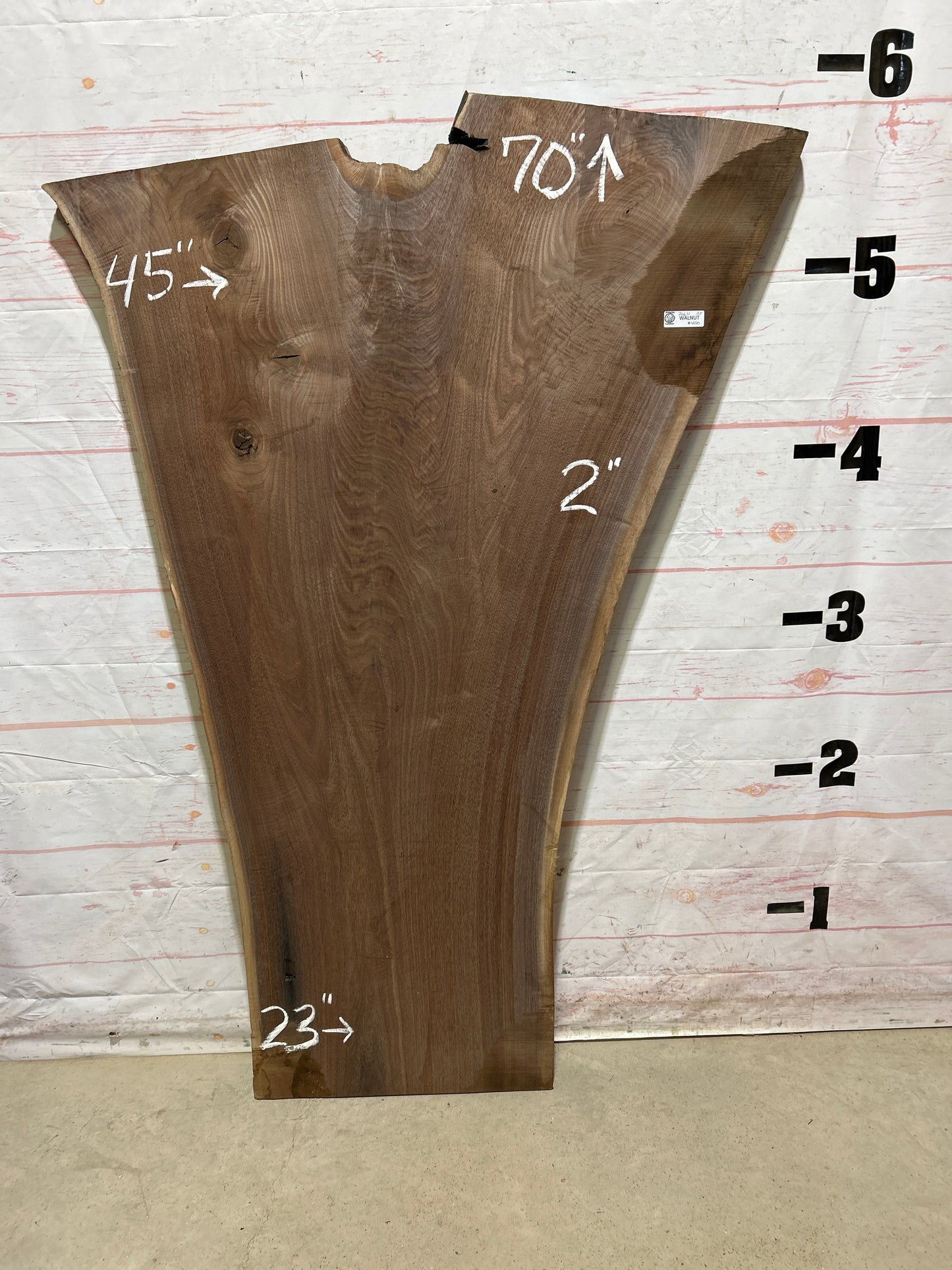 Live Edge Walnut Sku#26631N-33