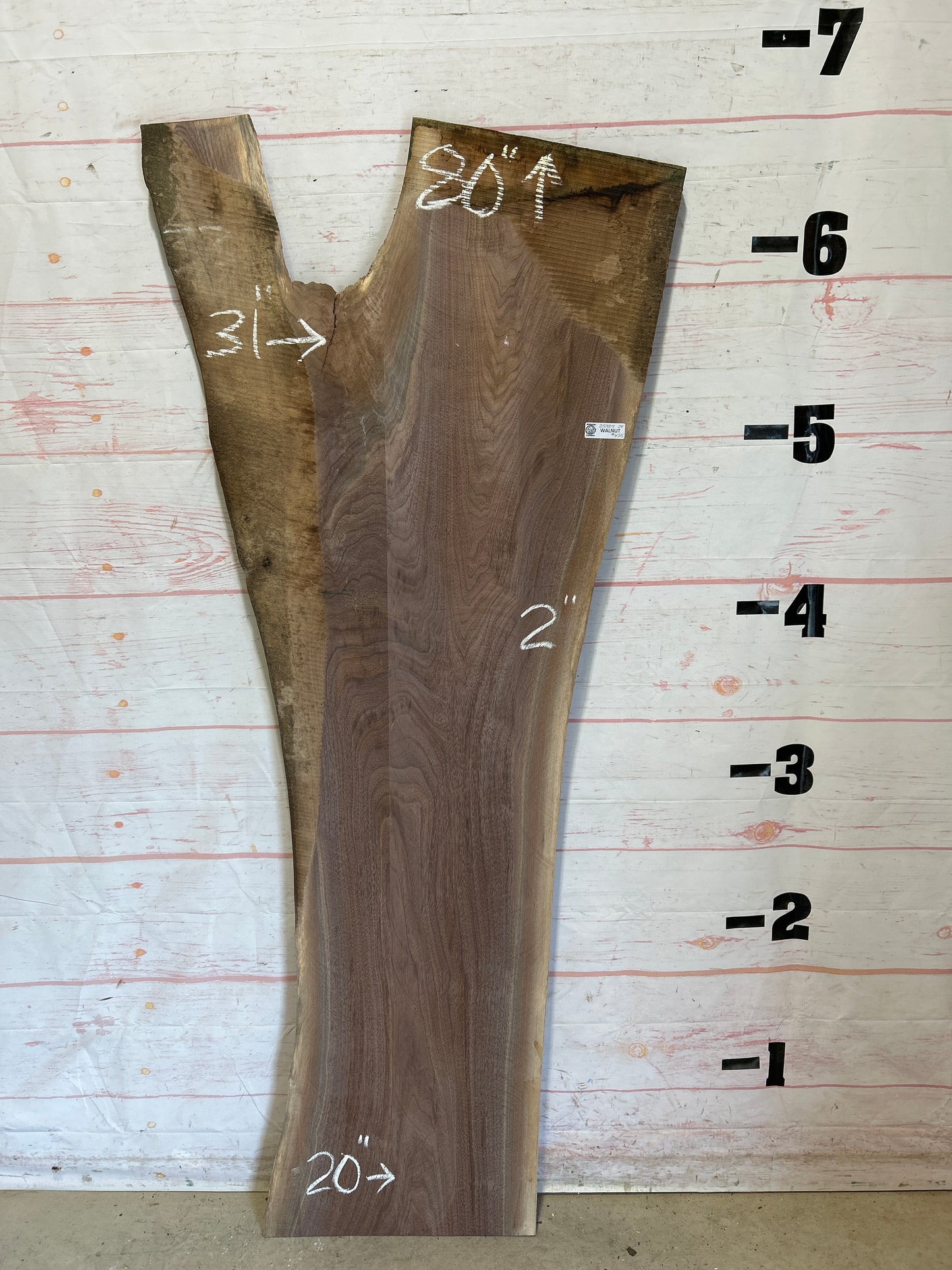Live Edge Walnut Sku#25907-29