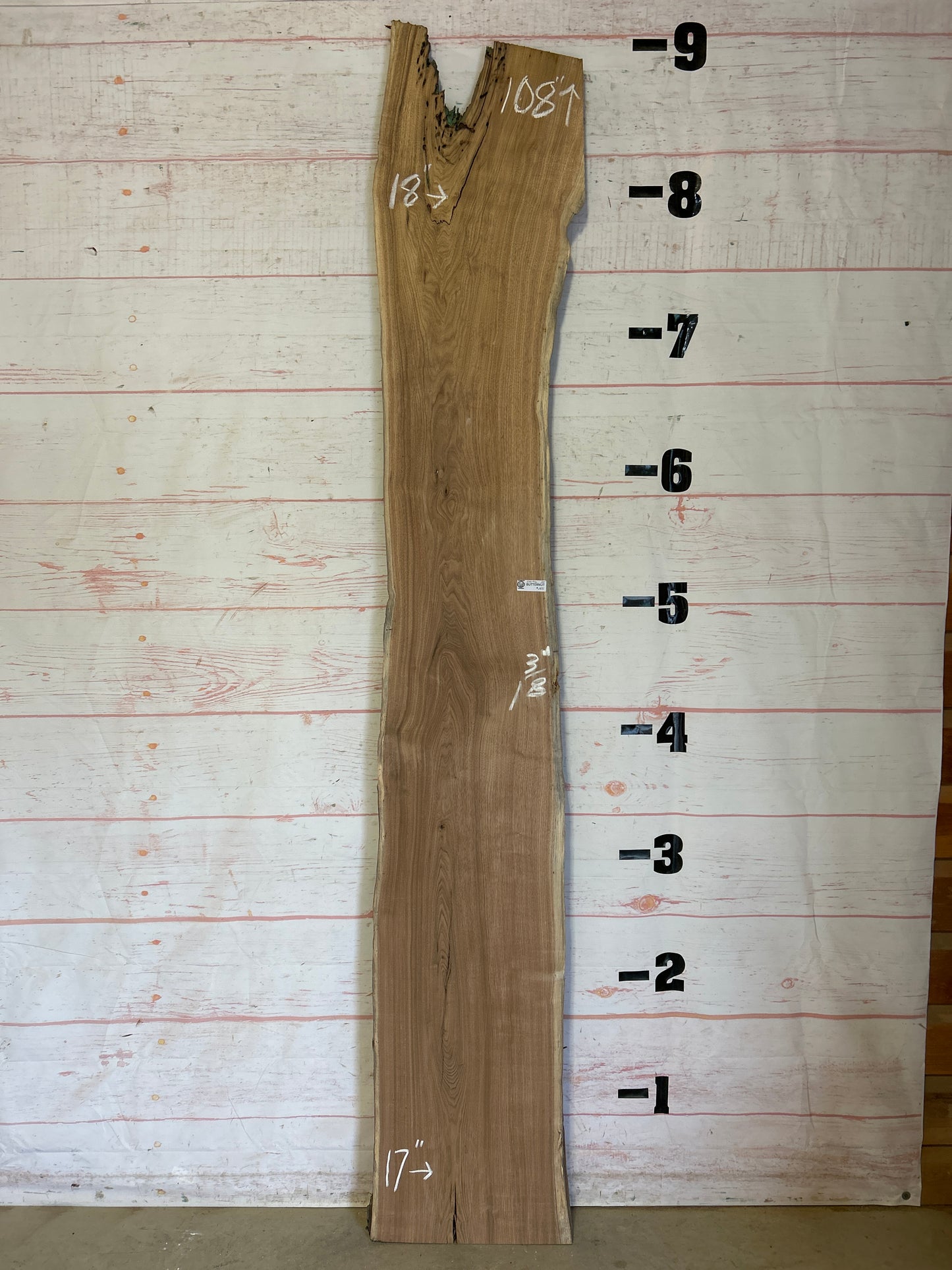 Live Edge Butternut Sku#25196-20