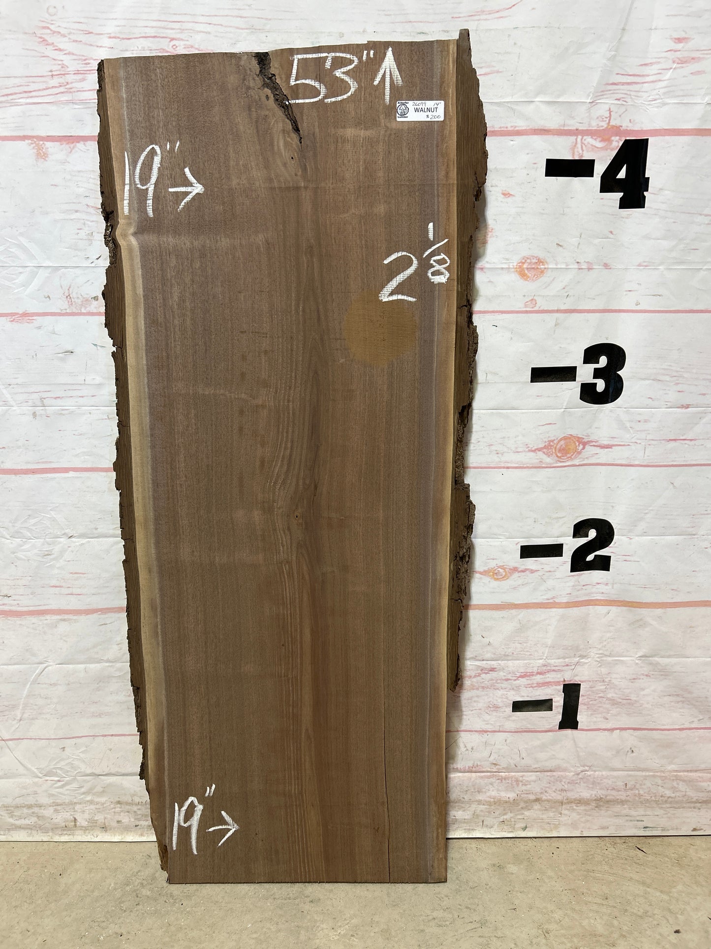 Live Edge Walnut Sku#26099A-14
