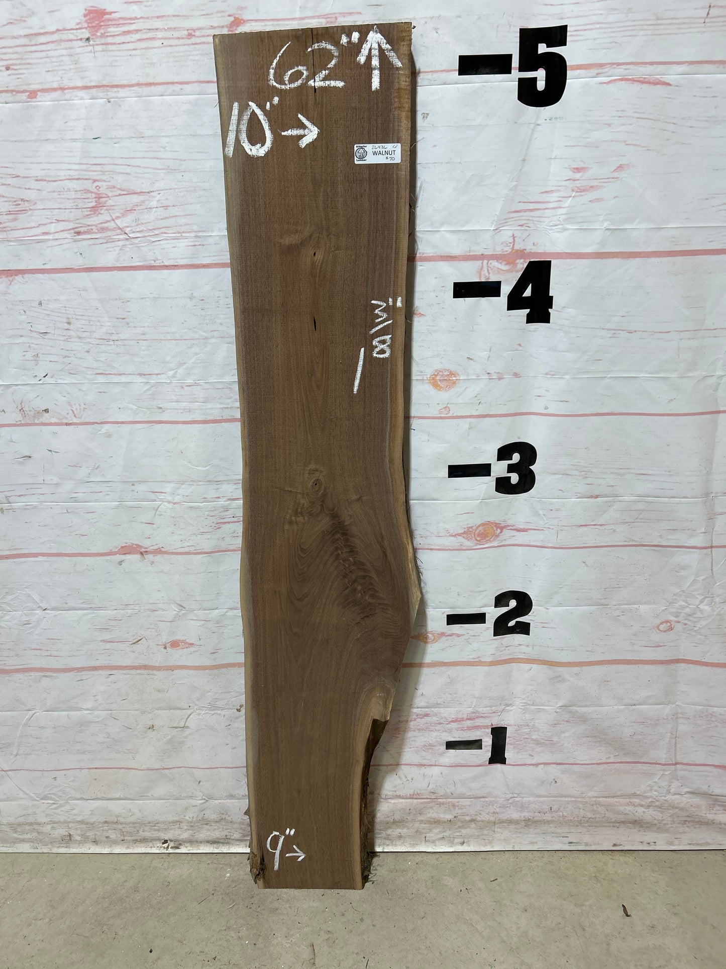 Live Edge Walnut Sku#26436M-6