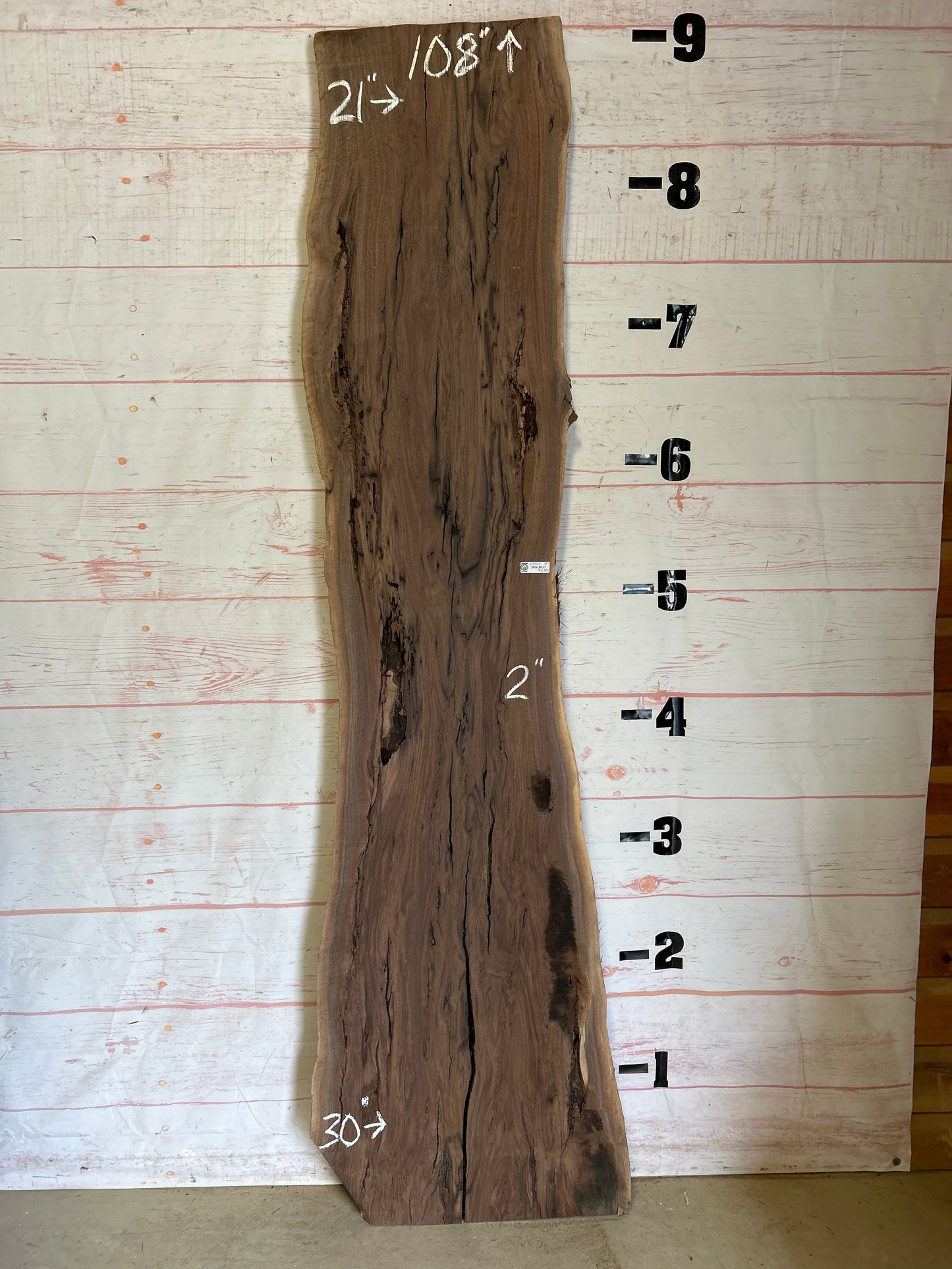 Live Edge Walnut Sku#23969J-39