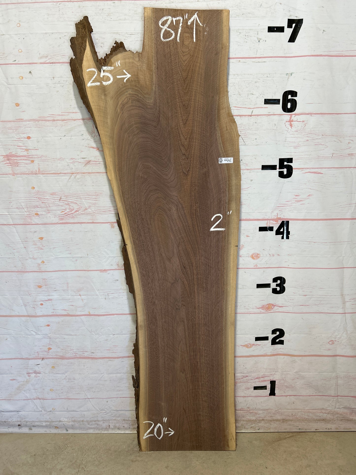 Live Edge Walnut Sku#20084J-24
