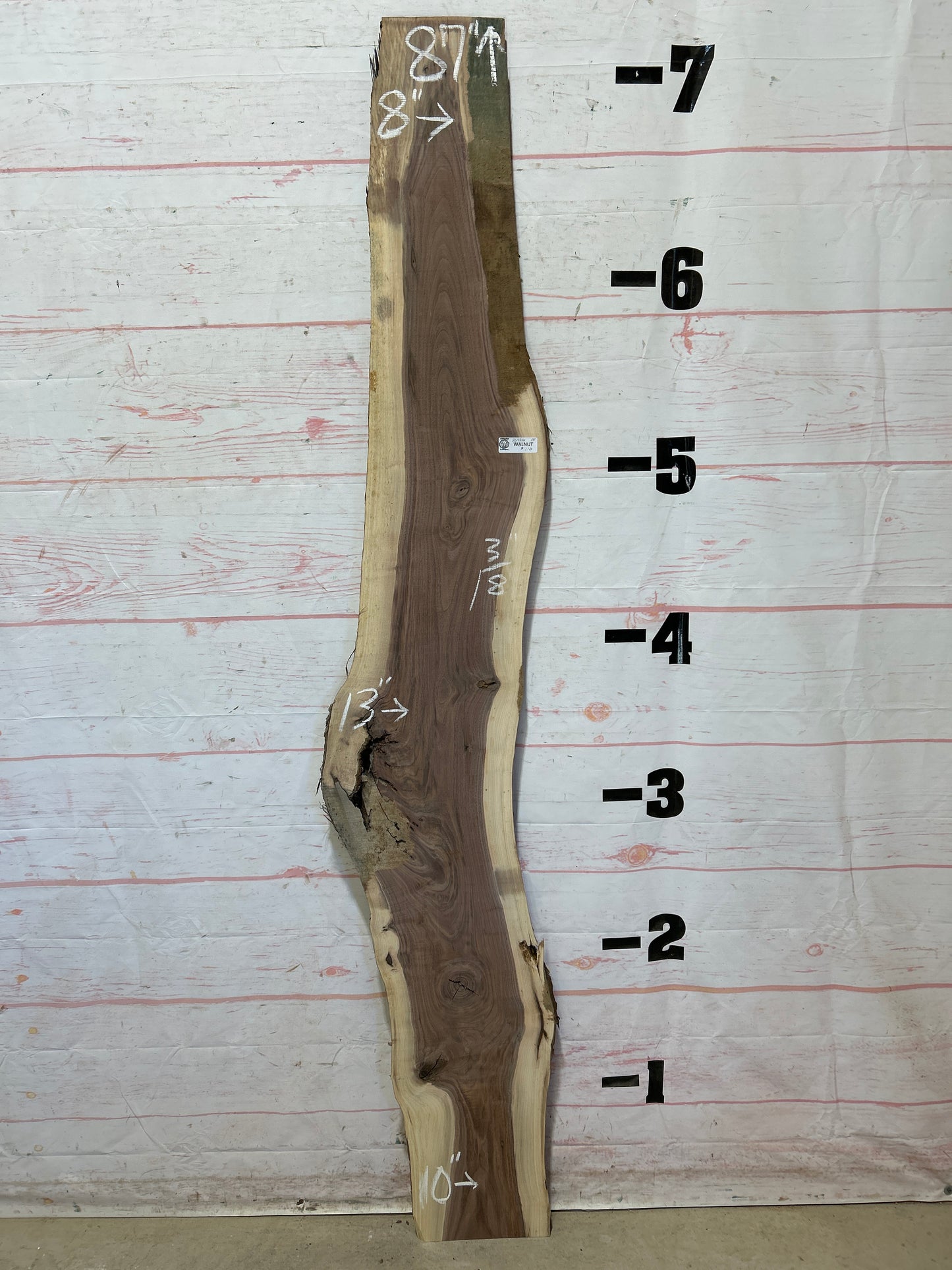 Live Edge Walnut Sku#26420M-10