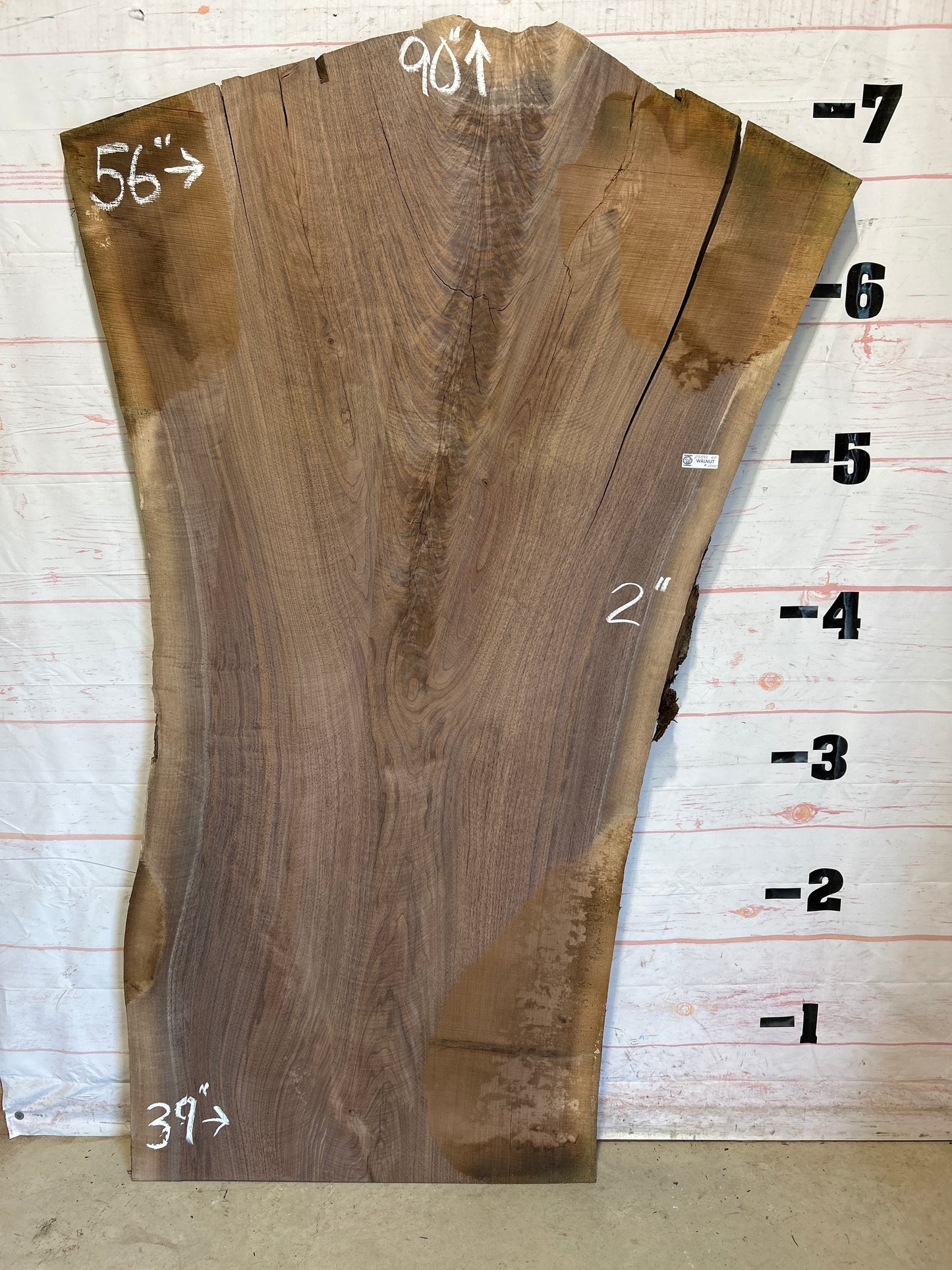 Live Edge Walnut Sku#25892K-60