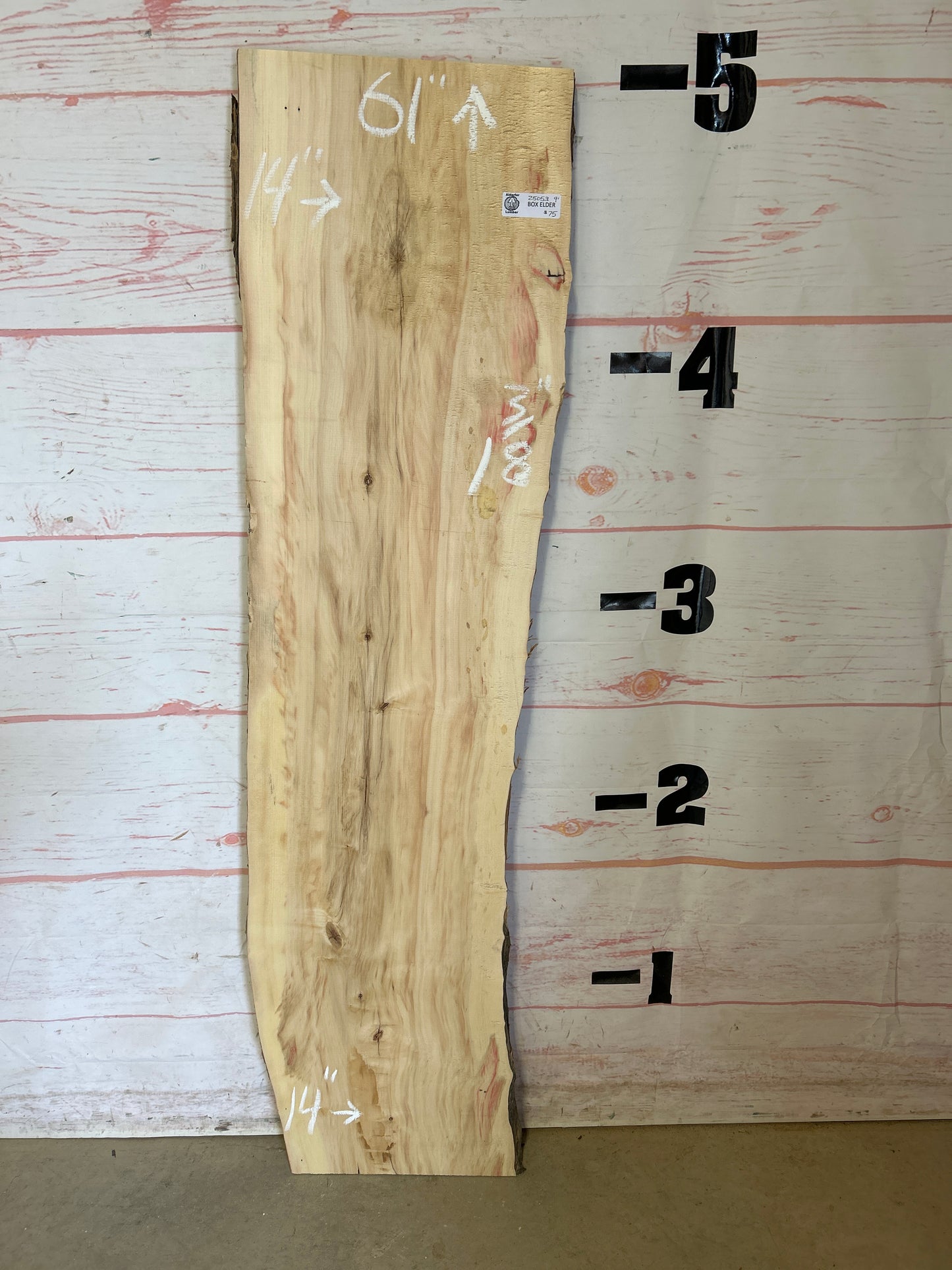 Live Edge Box Elder Sku#25053D-9