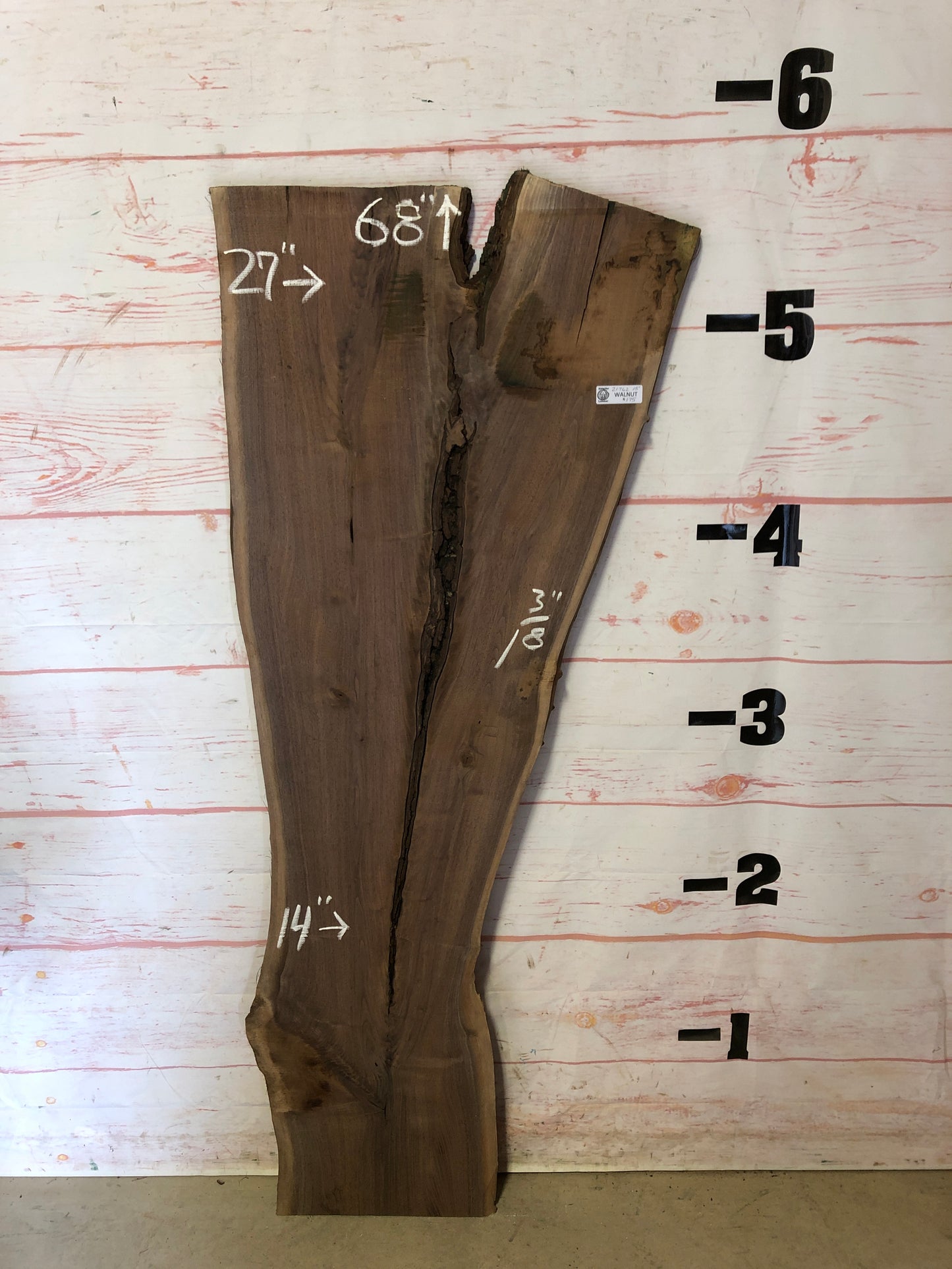 Live Edge Walnut Sku# 21762W-15