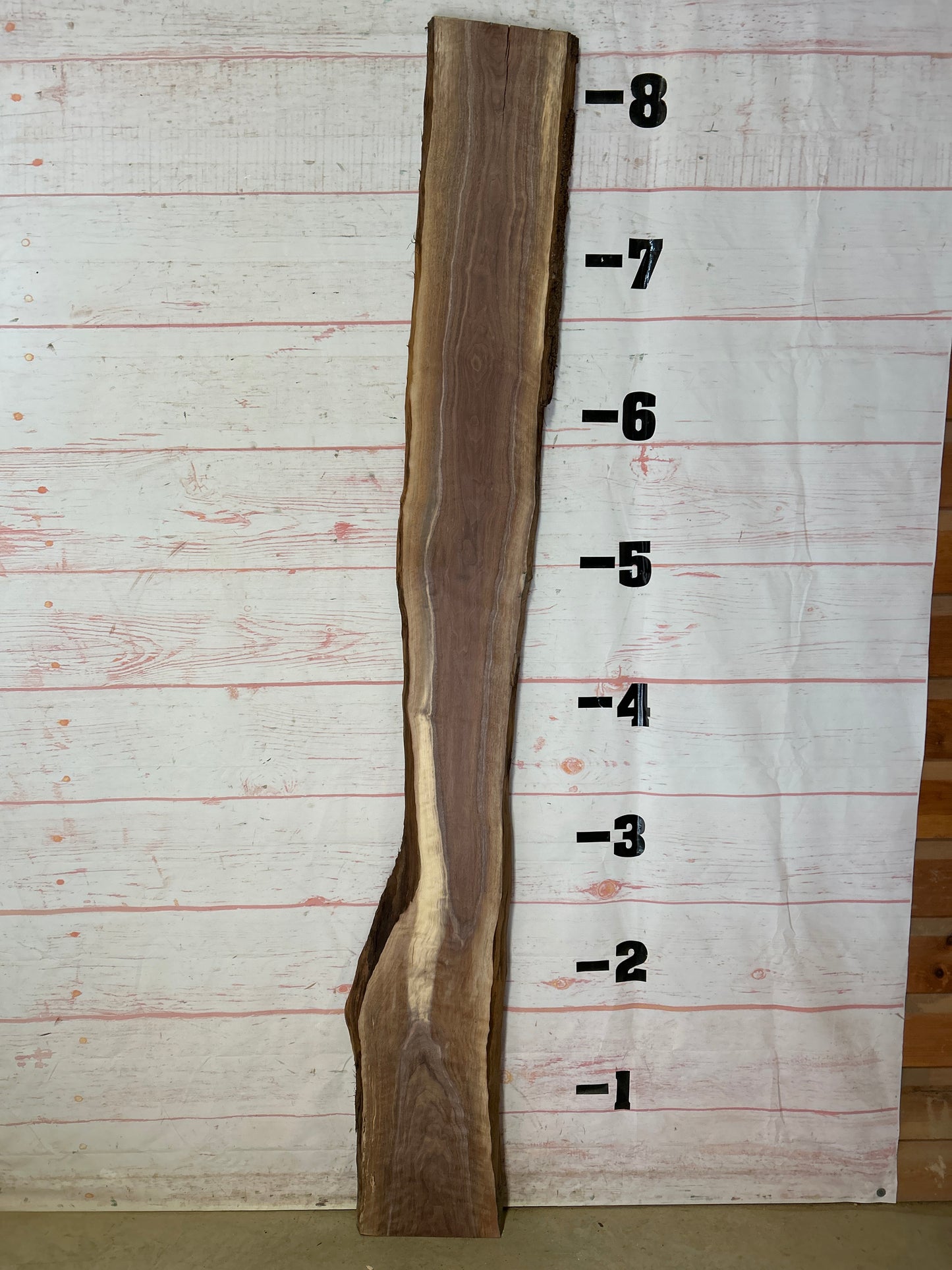 Live Edge Curly Walnut Sku#24242C-14