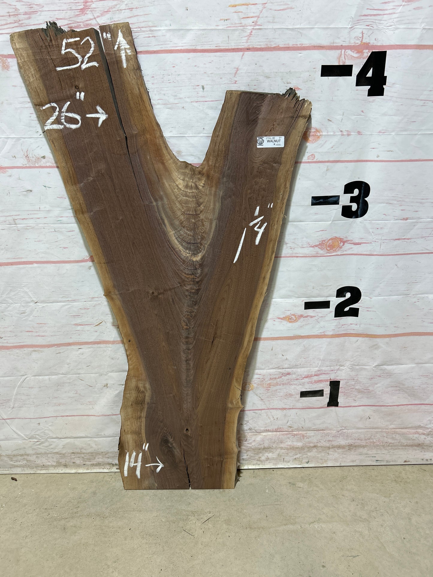 Live Edge Walnut Sku#25678M-9