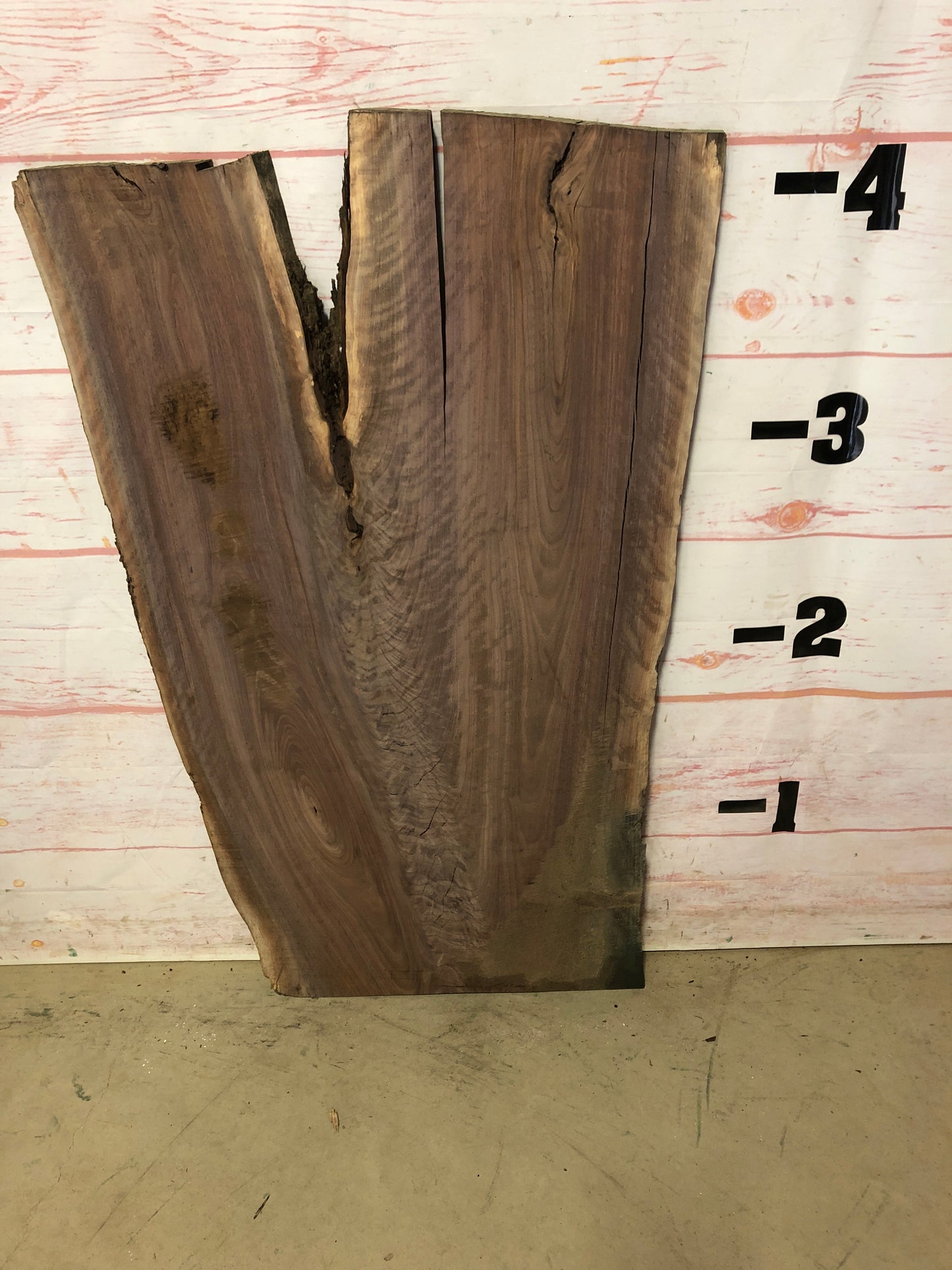 Live Edge Curly Walnut Sku# 22253N-15