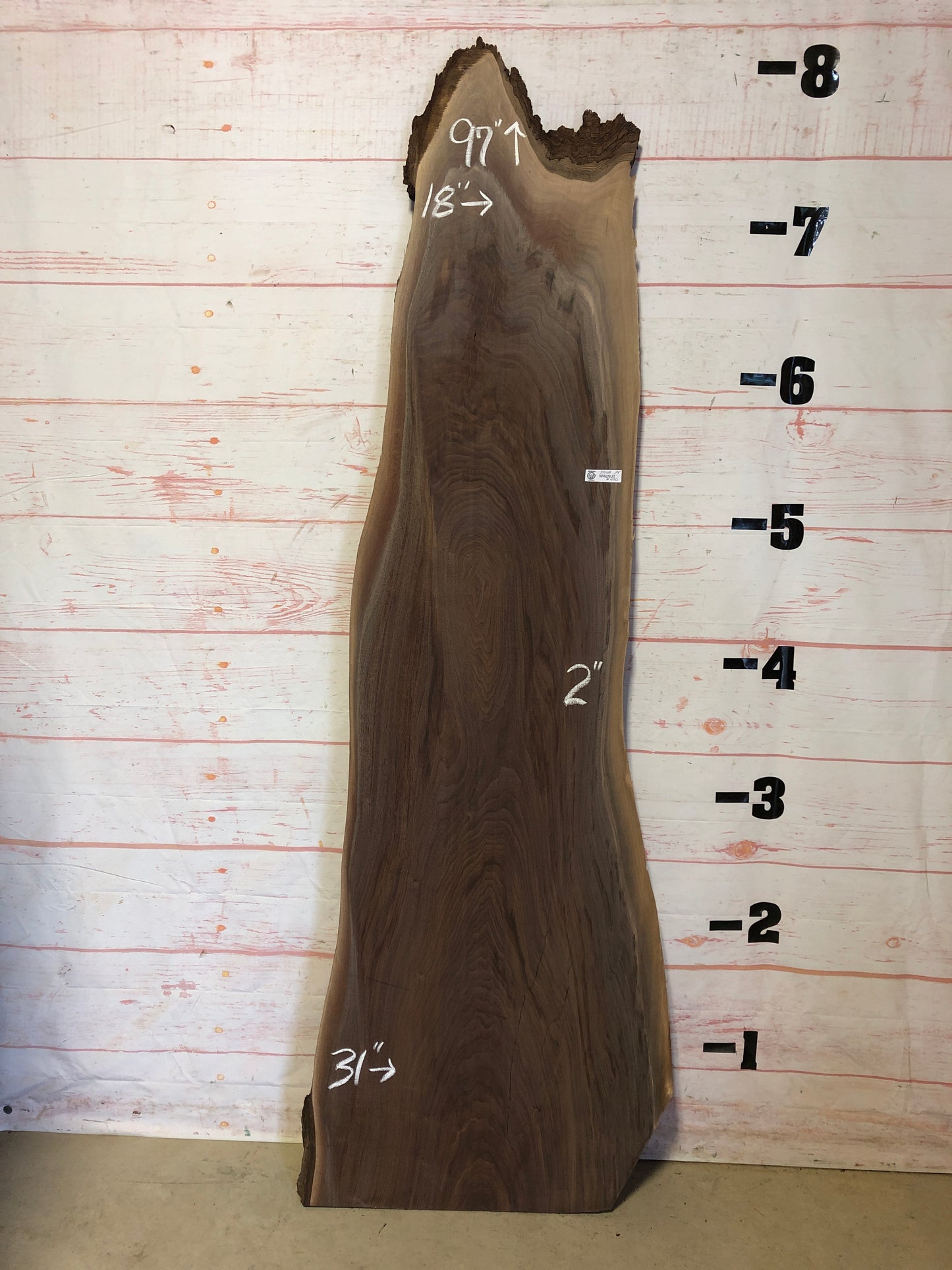 Live Edge Walnut Sku#23168J-34