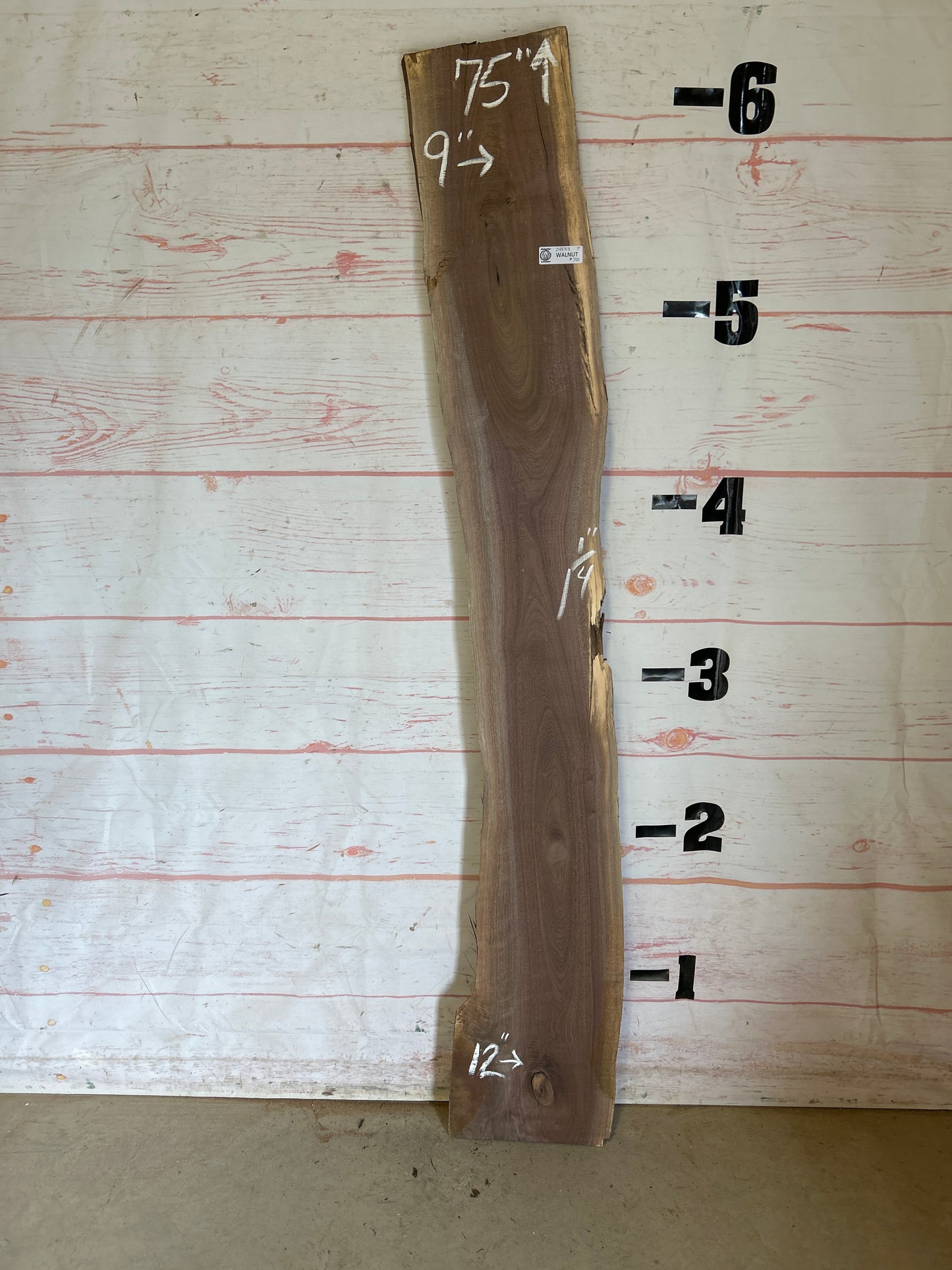 Live Edge Walnut Sku#24833C-7