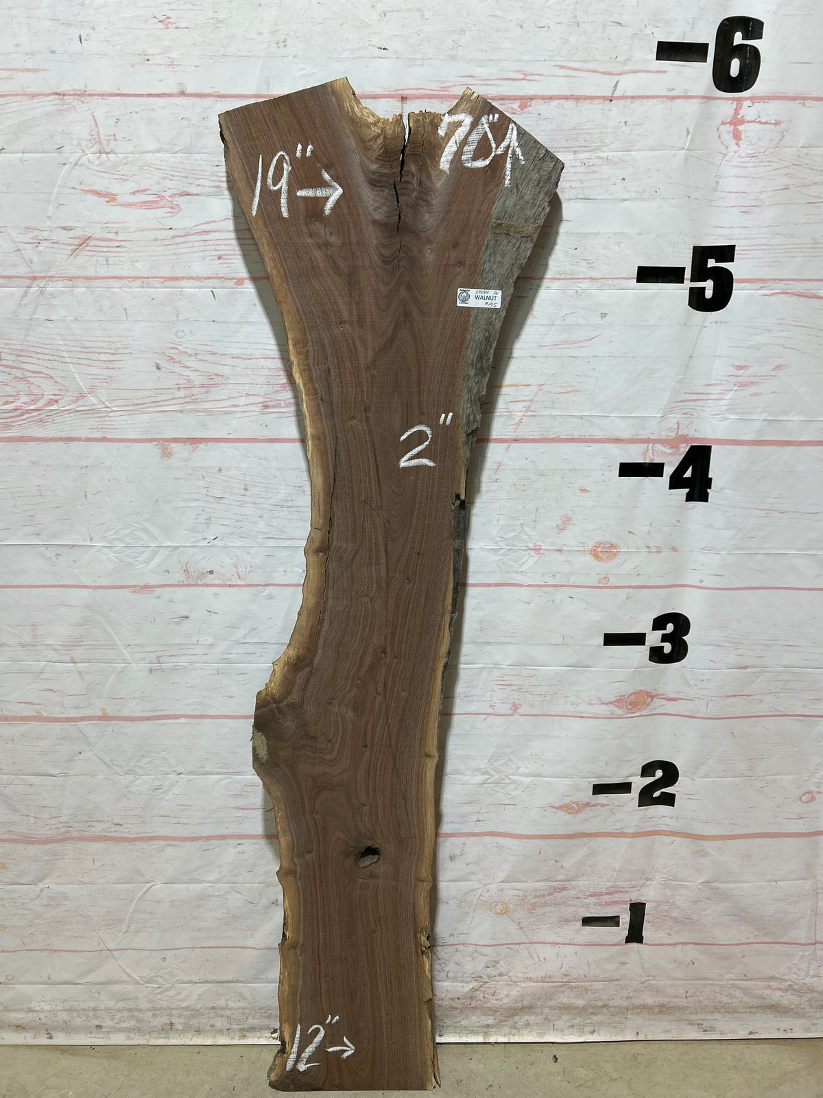 Live Edge Walnut Sku#27084G-16