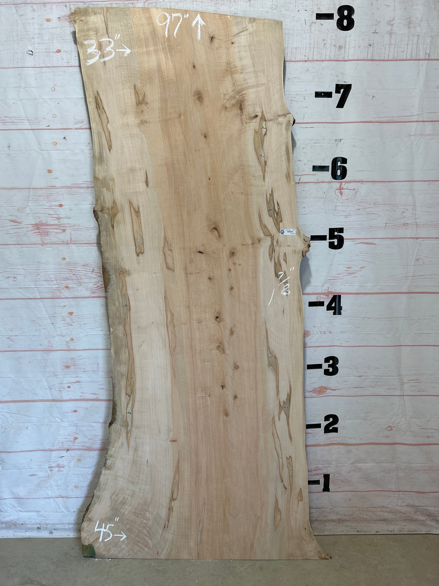 Live Edge Maple Sku#25366-53