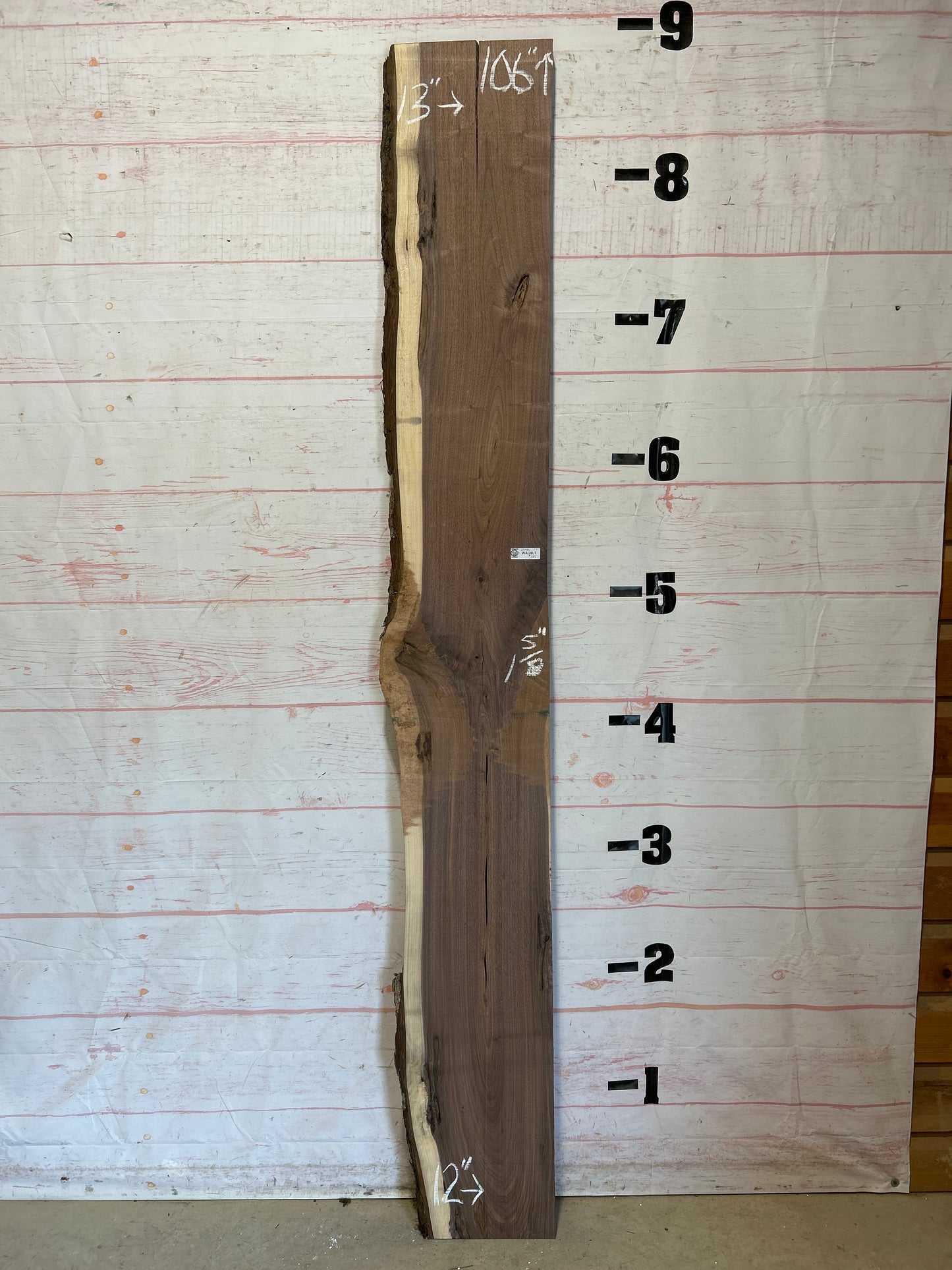 Live Edge Walnut Sku#25985A-17