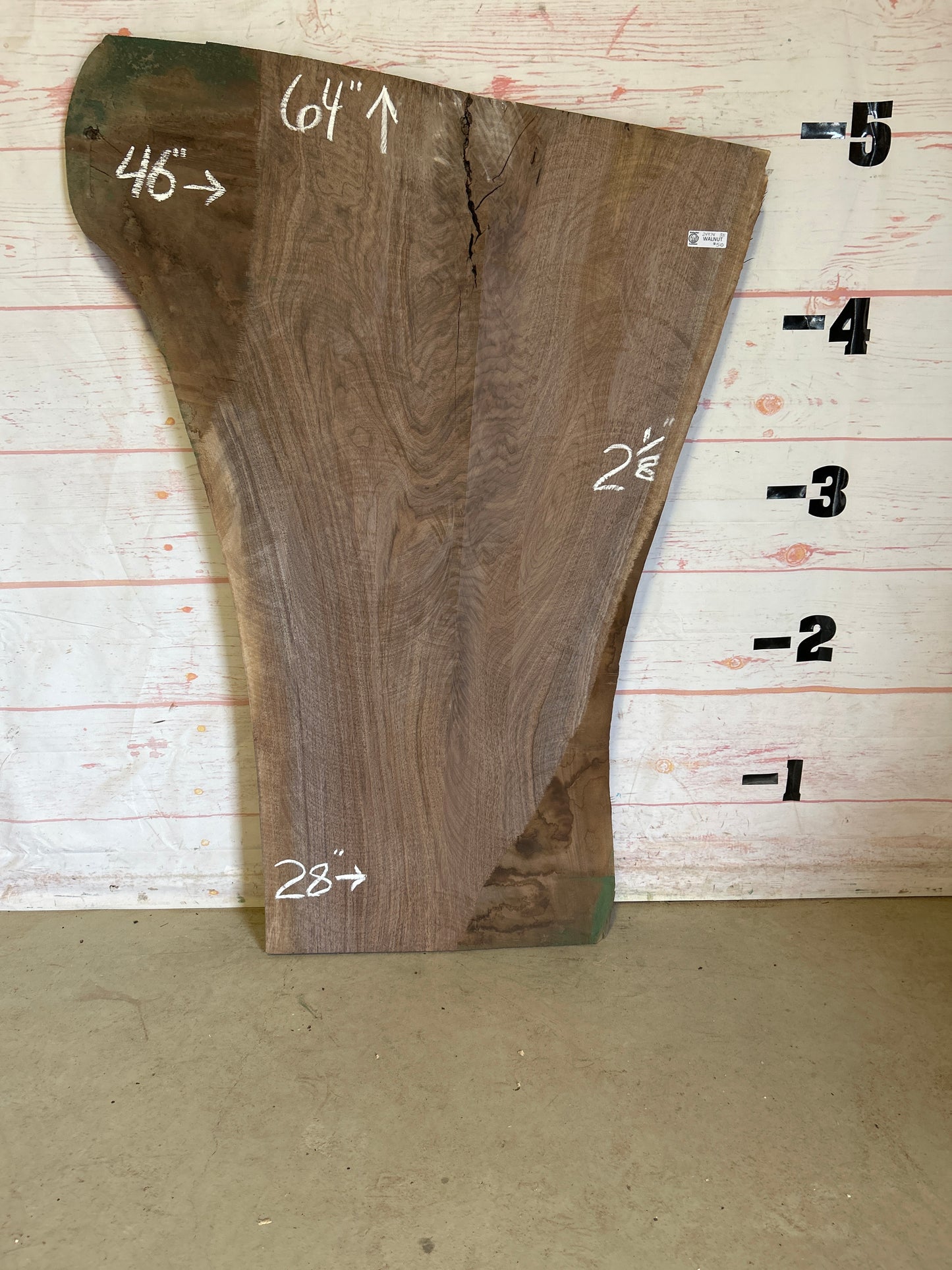 Live Edge Walnut Sku#24974-33