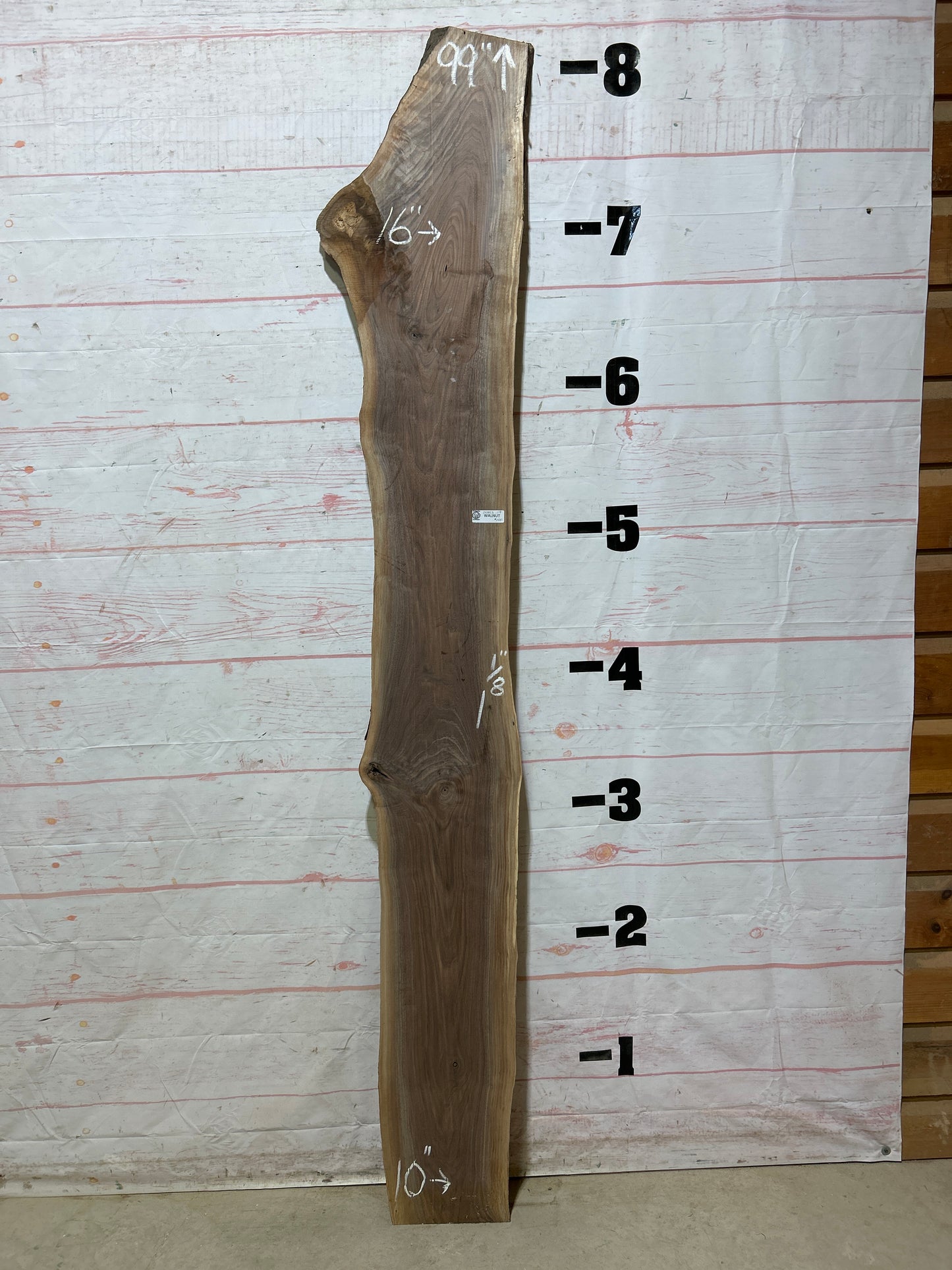 Live Edge Walnut Sku#25853M-9