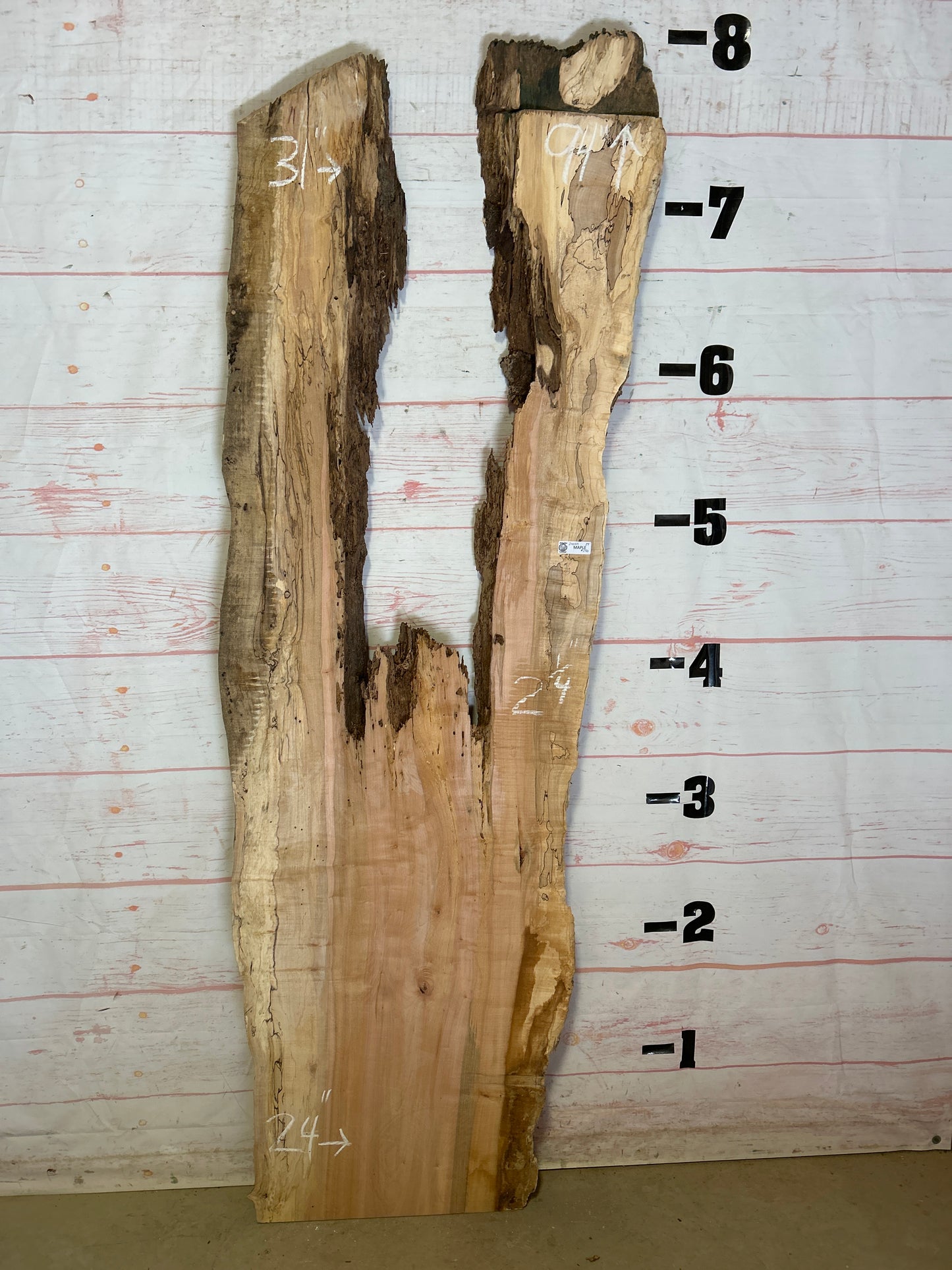Live Edge Maple Sku#25039B-29