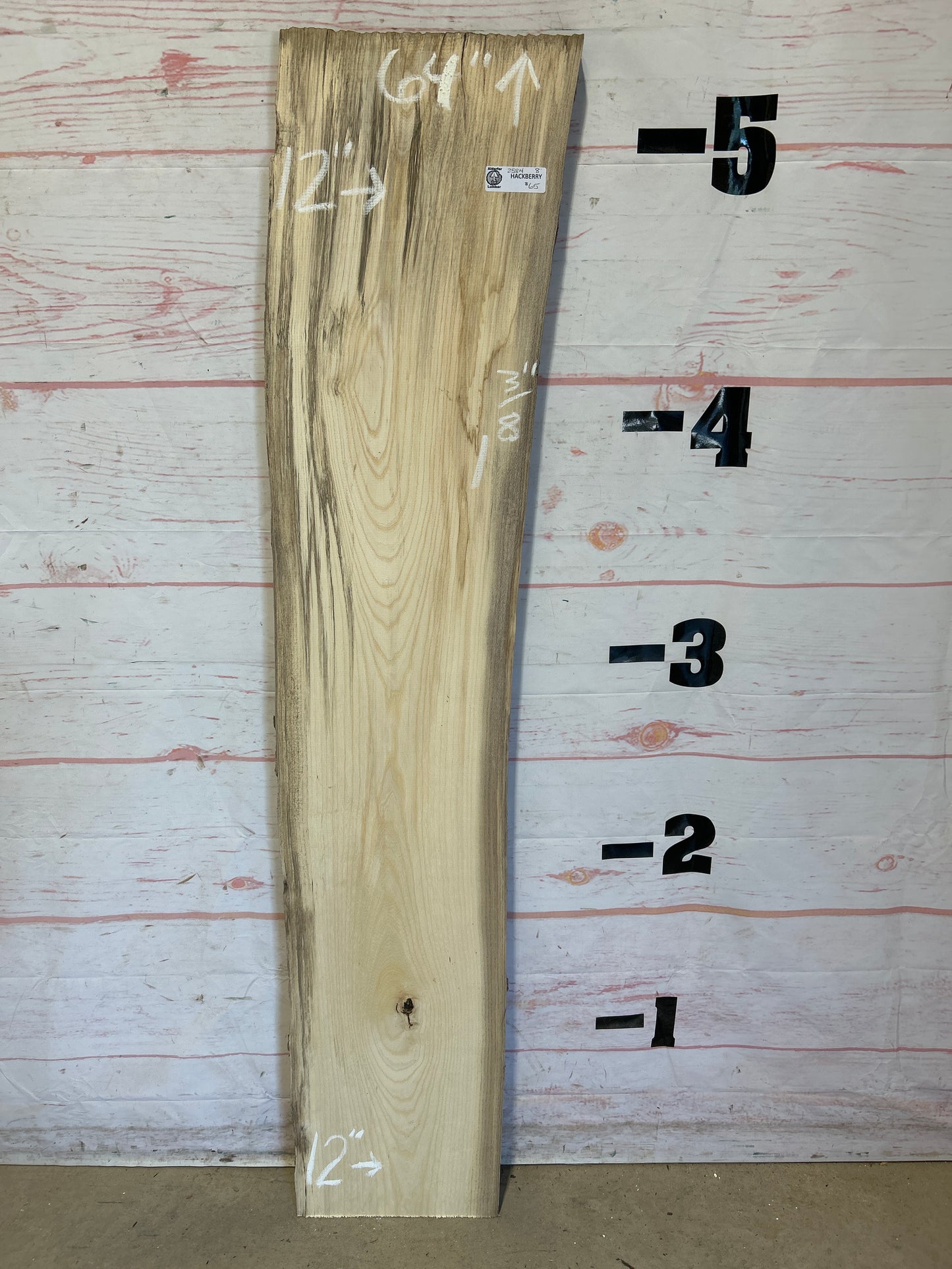 Live Edge Hackberry Sku#25814D-8