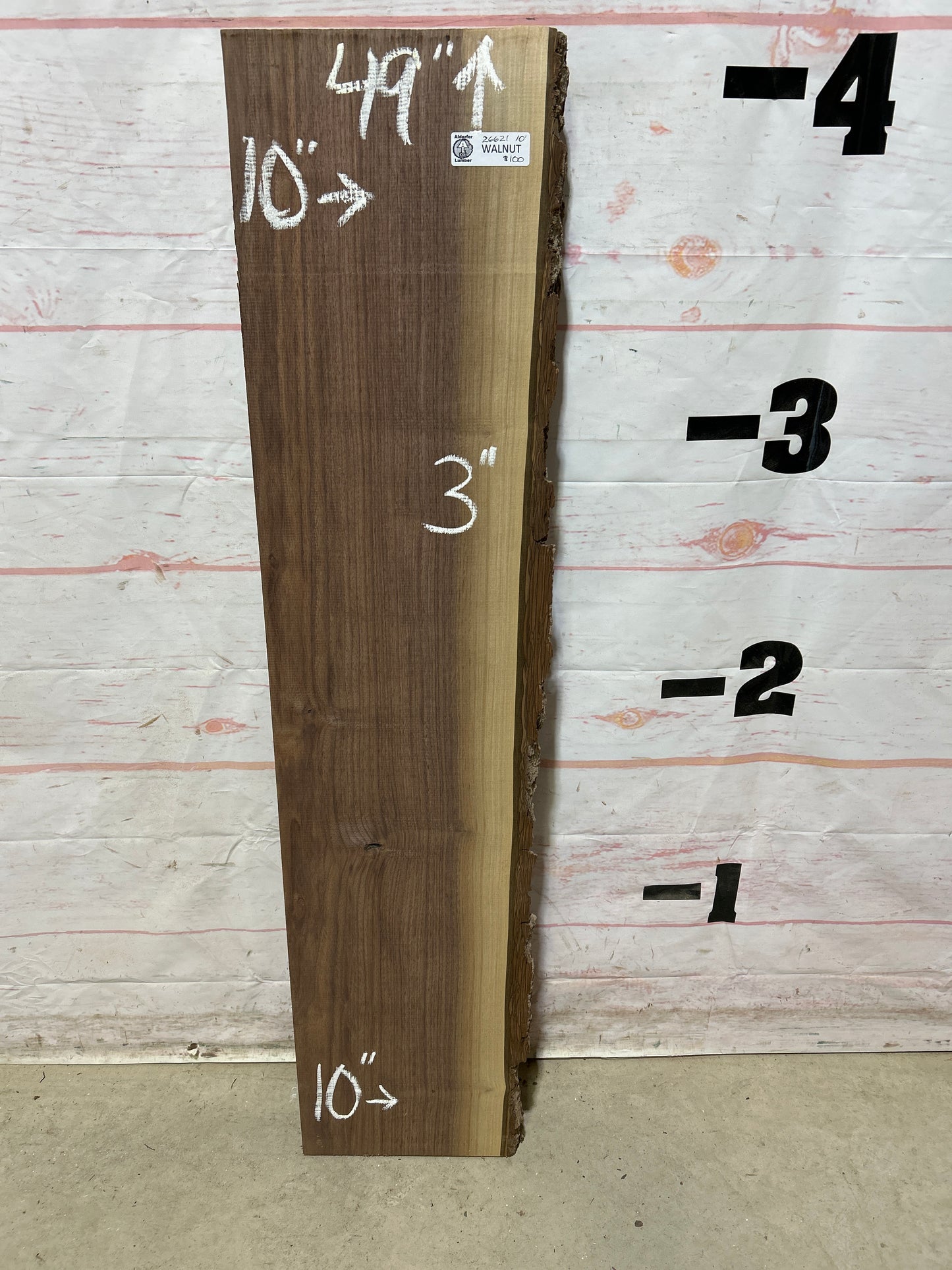 Live Edge Walnut Sku#26621M-10