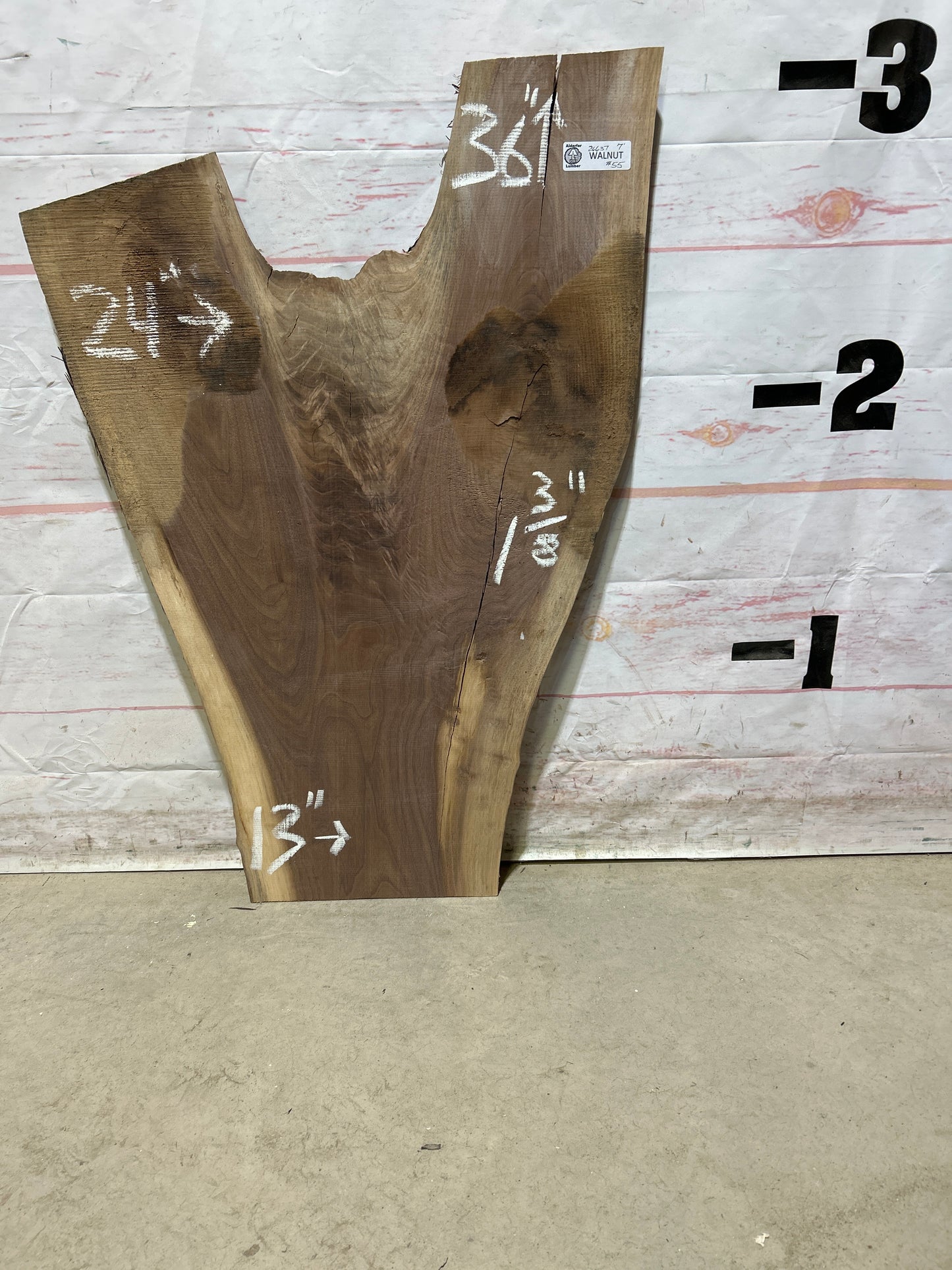 Live Edge Walnut Sku#26637M-7