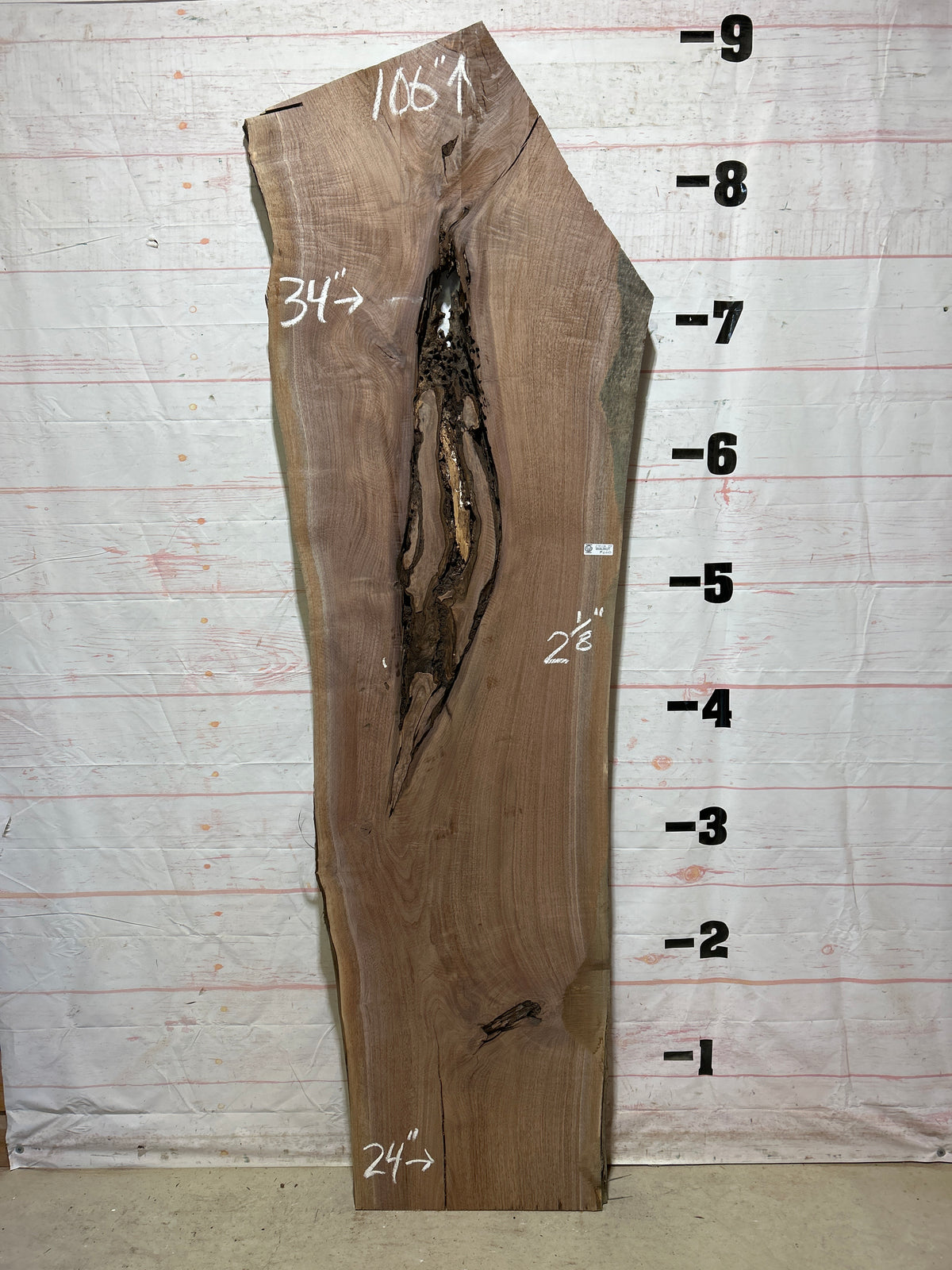 Live Edge Walnut Sku#27028J-43