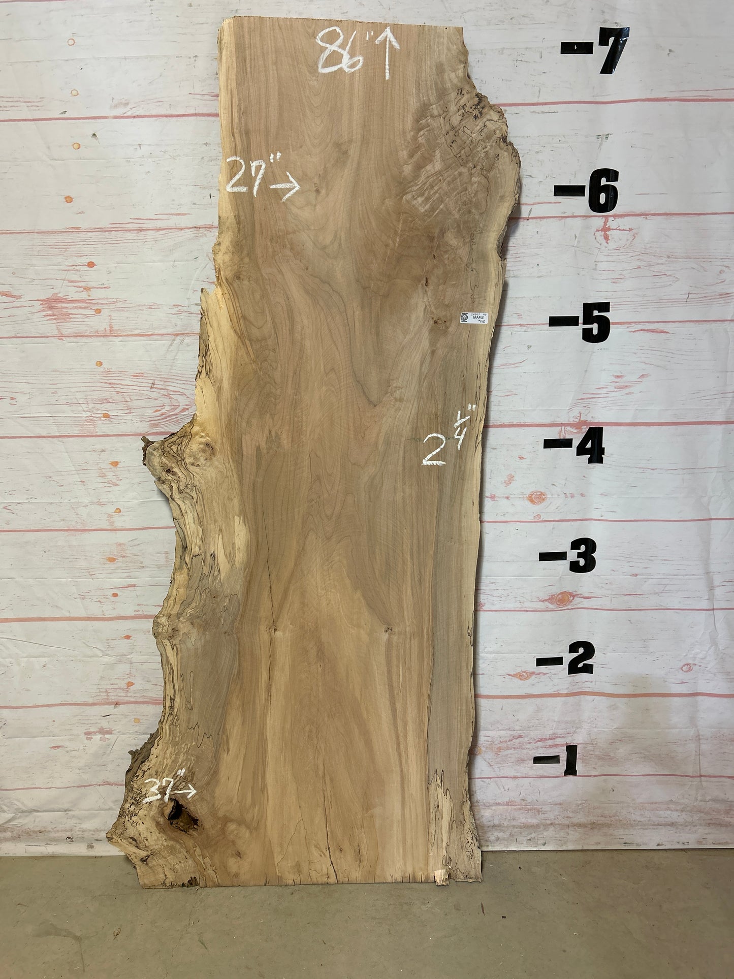 Live Edge Spalted Maple Sku# 24997-43