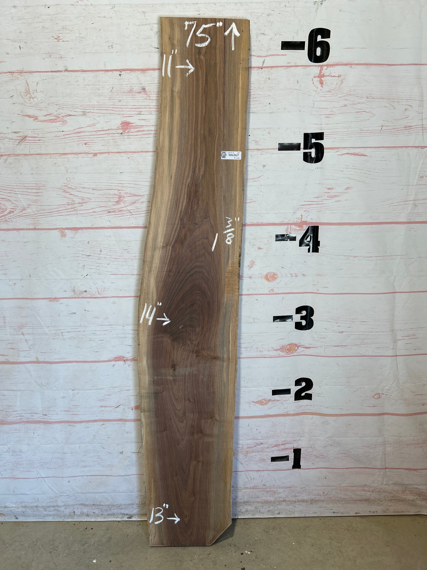 Live Edge Walnut Sku#25913M-10