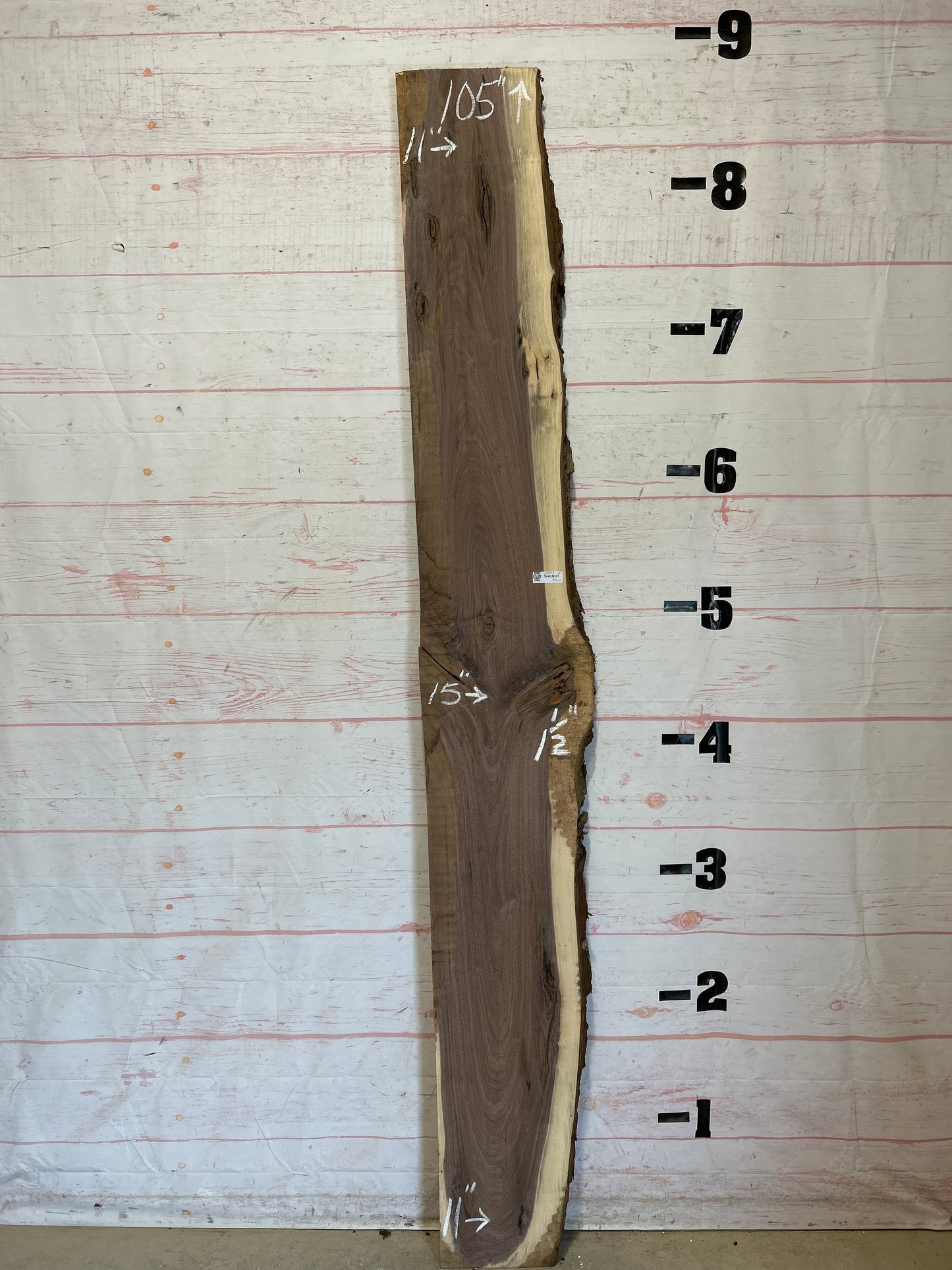 Live Edge Walnut Sku#25993A-17