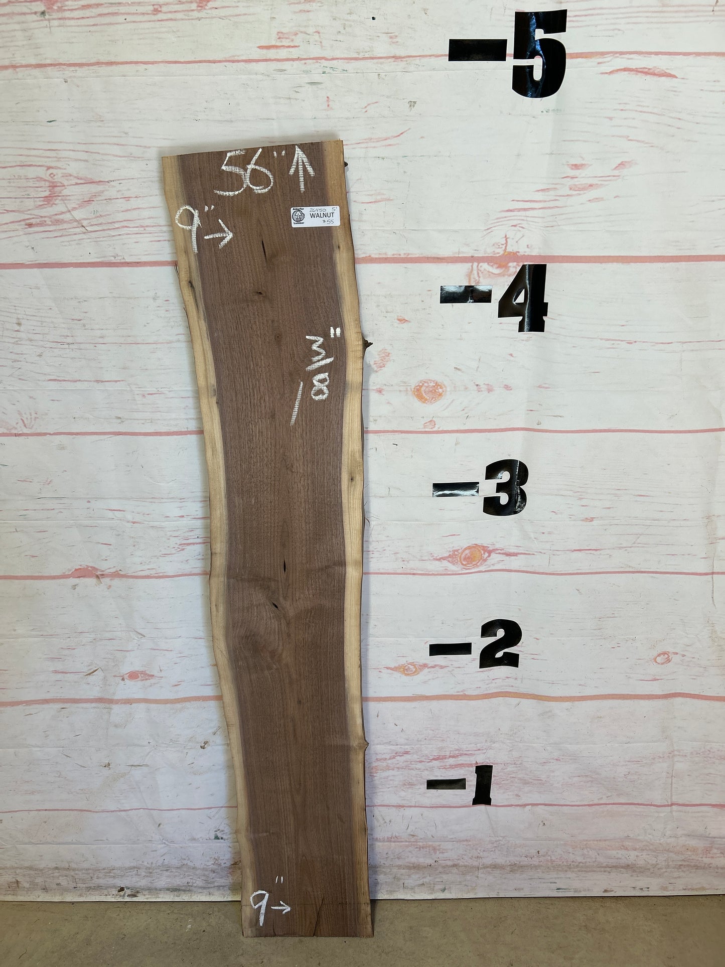 Live Edge Walnut Sku#26450M-5