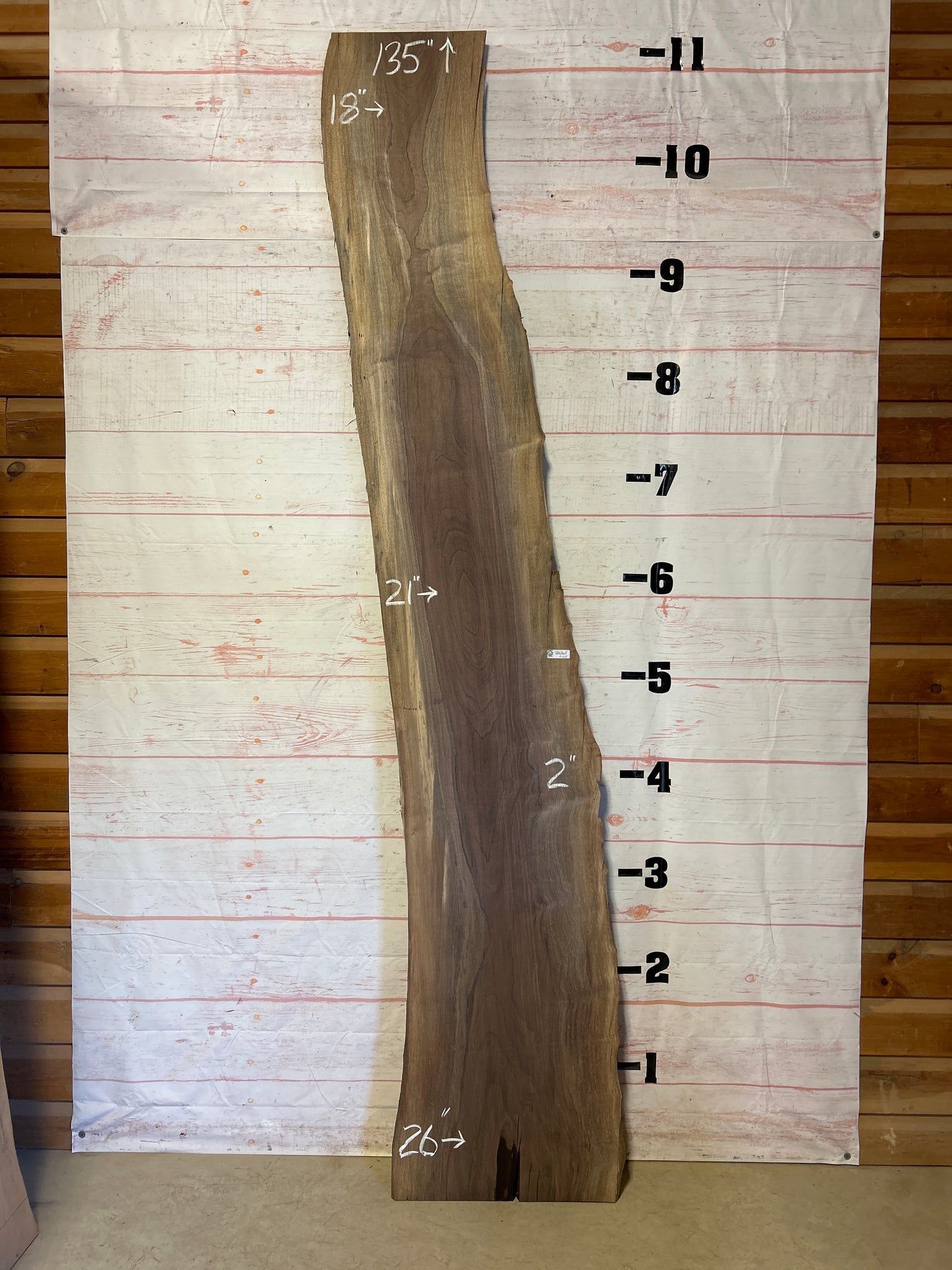 Live Edge Walnut Sku#23673-41