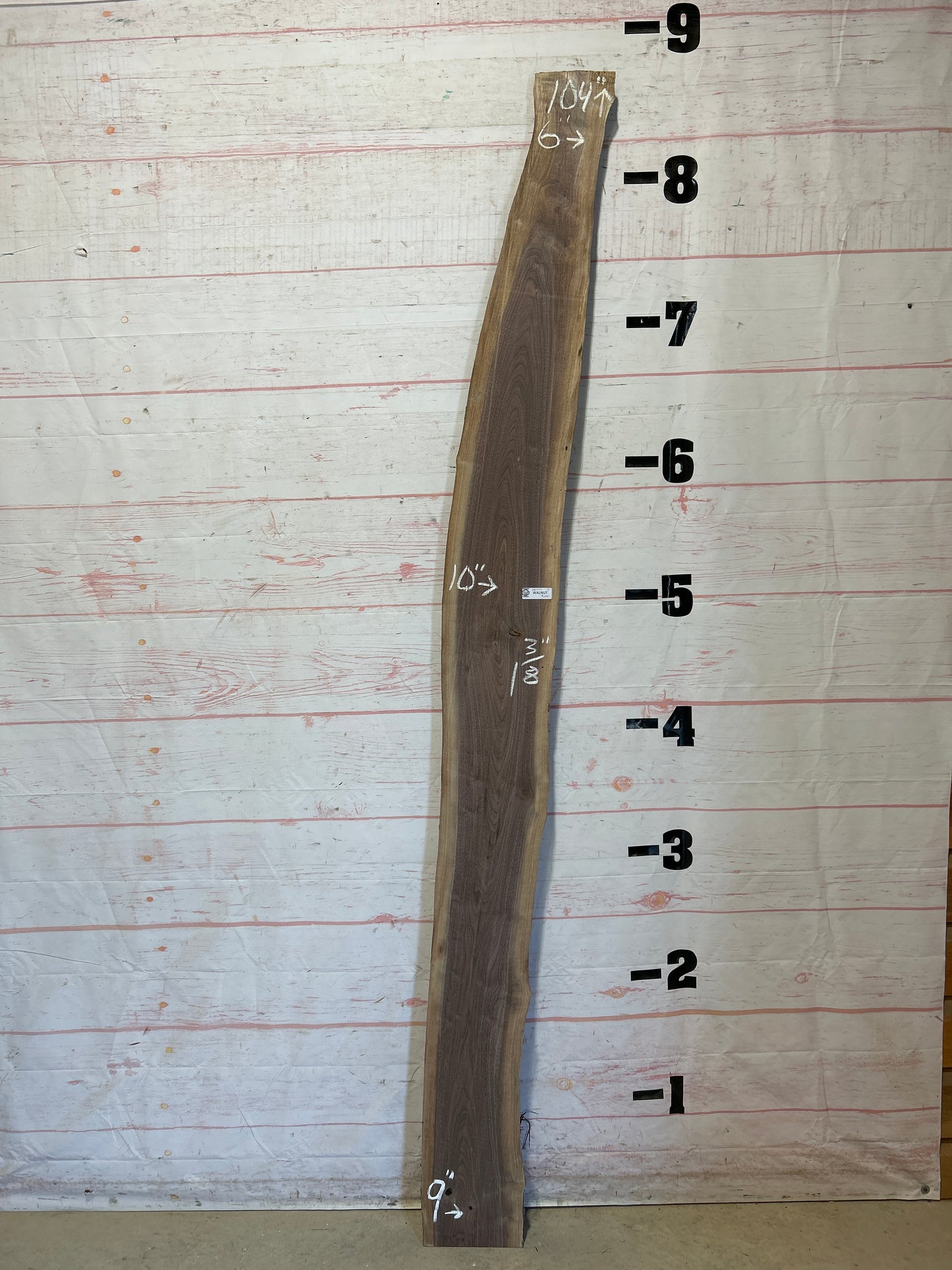 Live Edge Walnut Sku#25777M-9