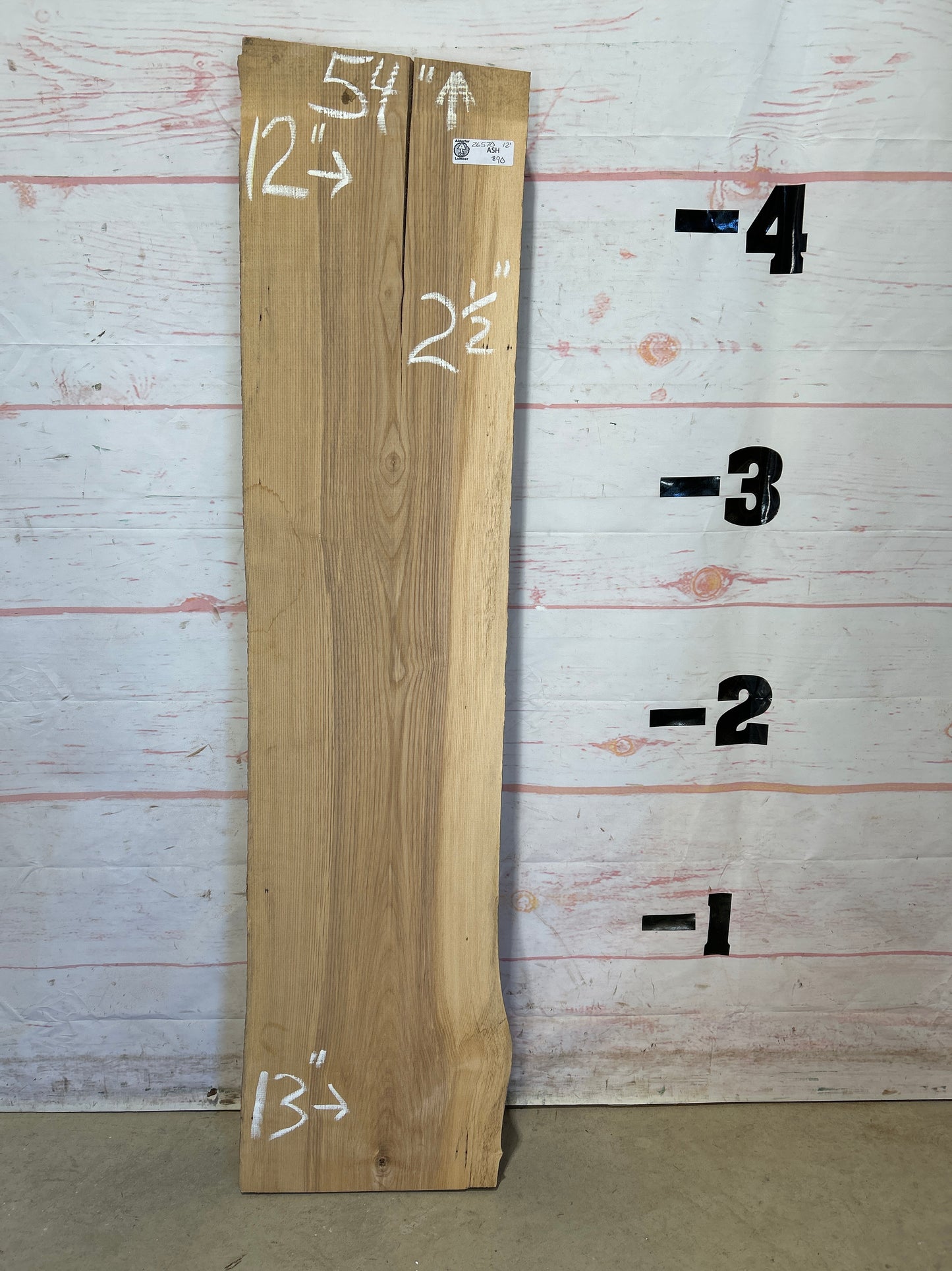 Live Edge Ash Sku#26570M-12