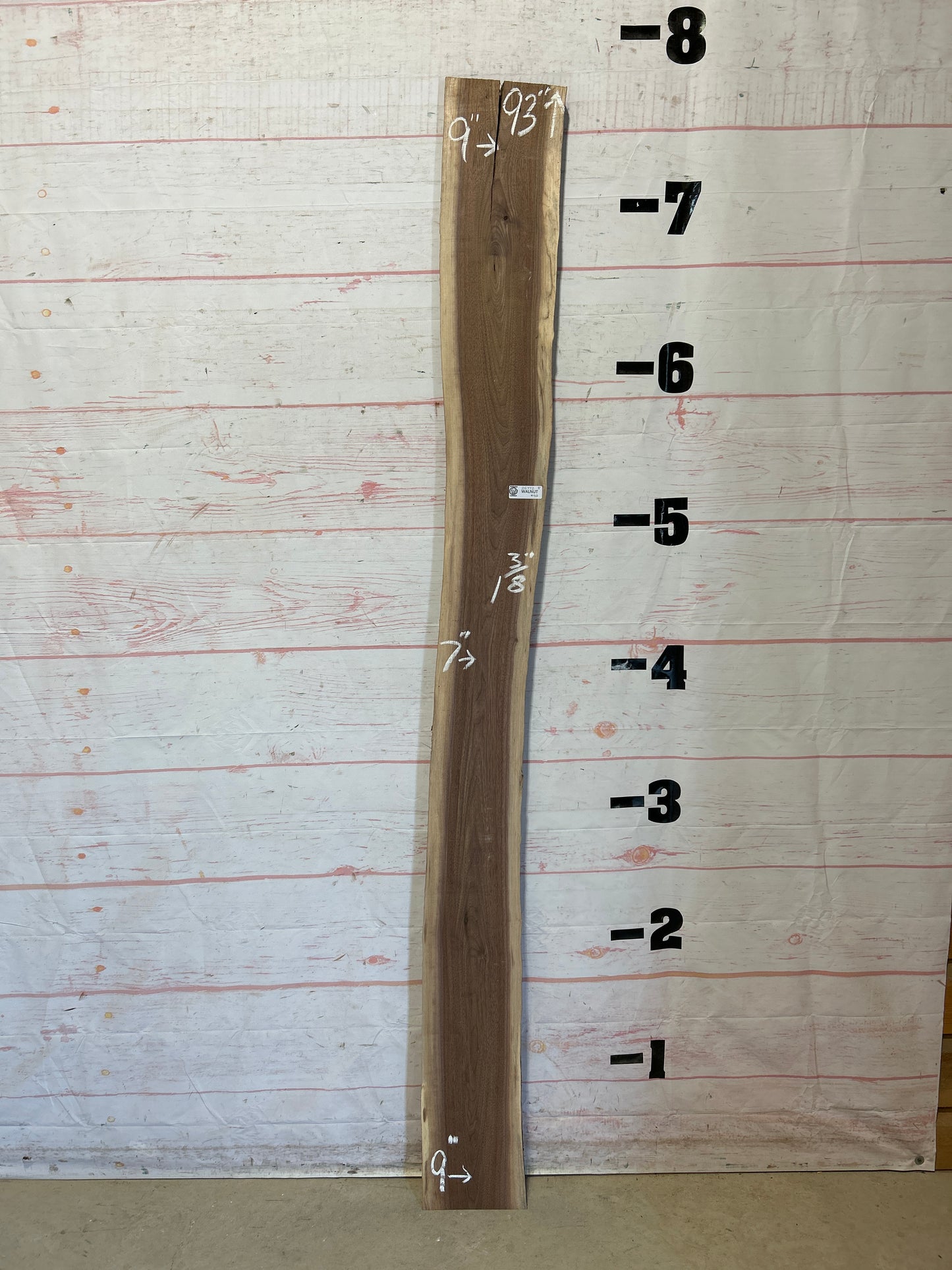 Live Edge Walnut Sku#25772M-8