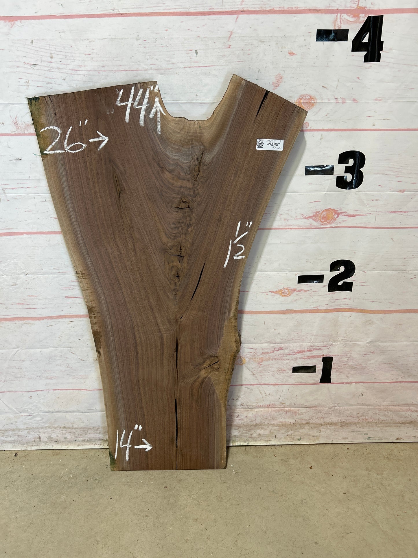 Live Edge Walnut Sku#26027M-9