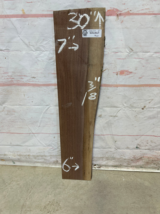 Live Edge Walnut Sku#26623M-2