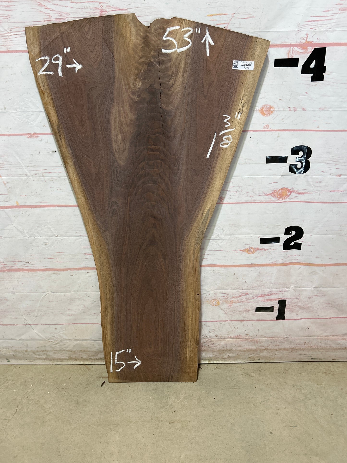 Live Edge Walnut Sku#25681M-12