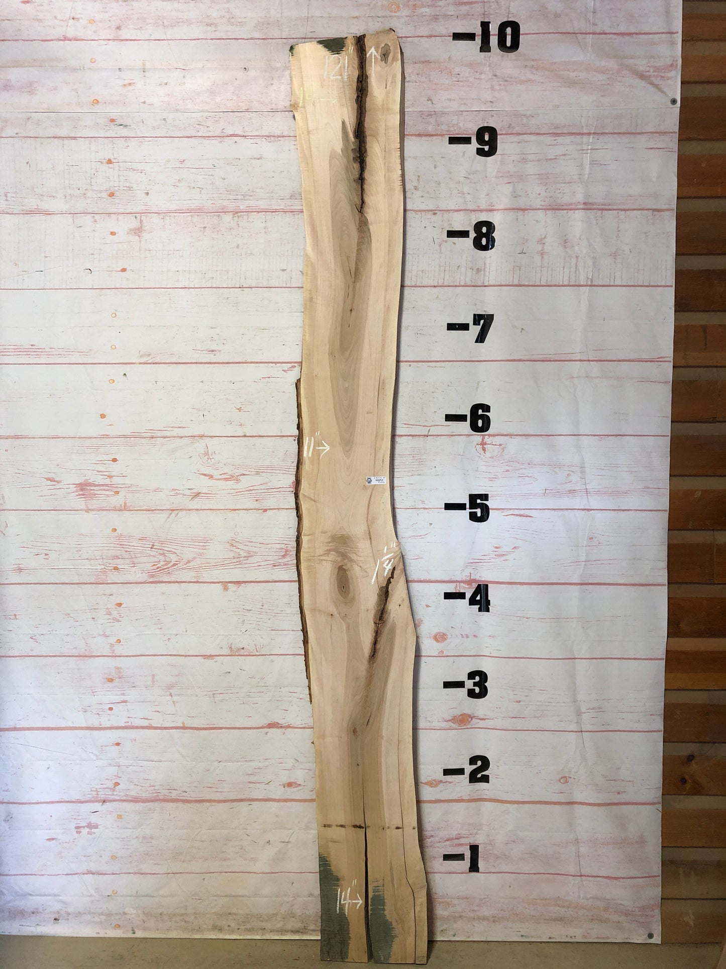 Live Edge Maple Sku#23376B-14