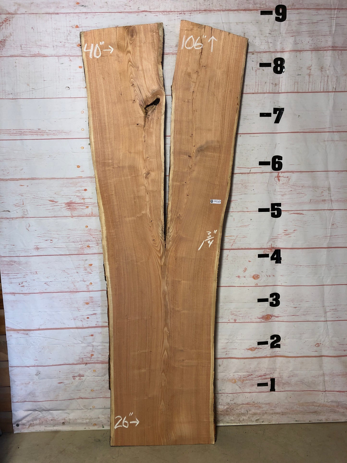 Live Edge Honey Locust Sku# 22604-43