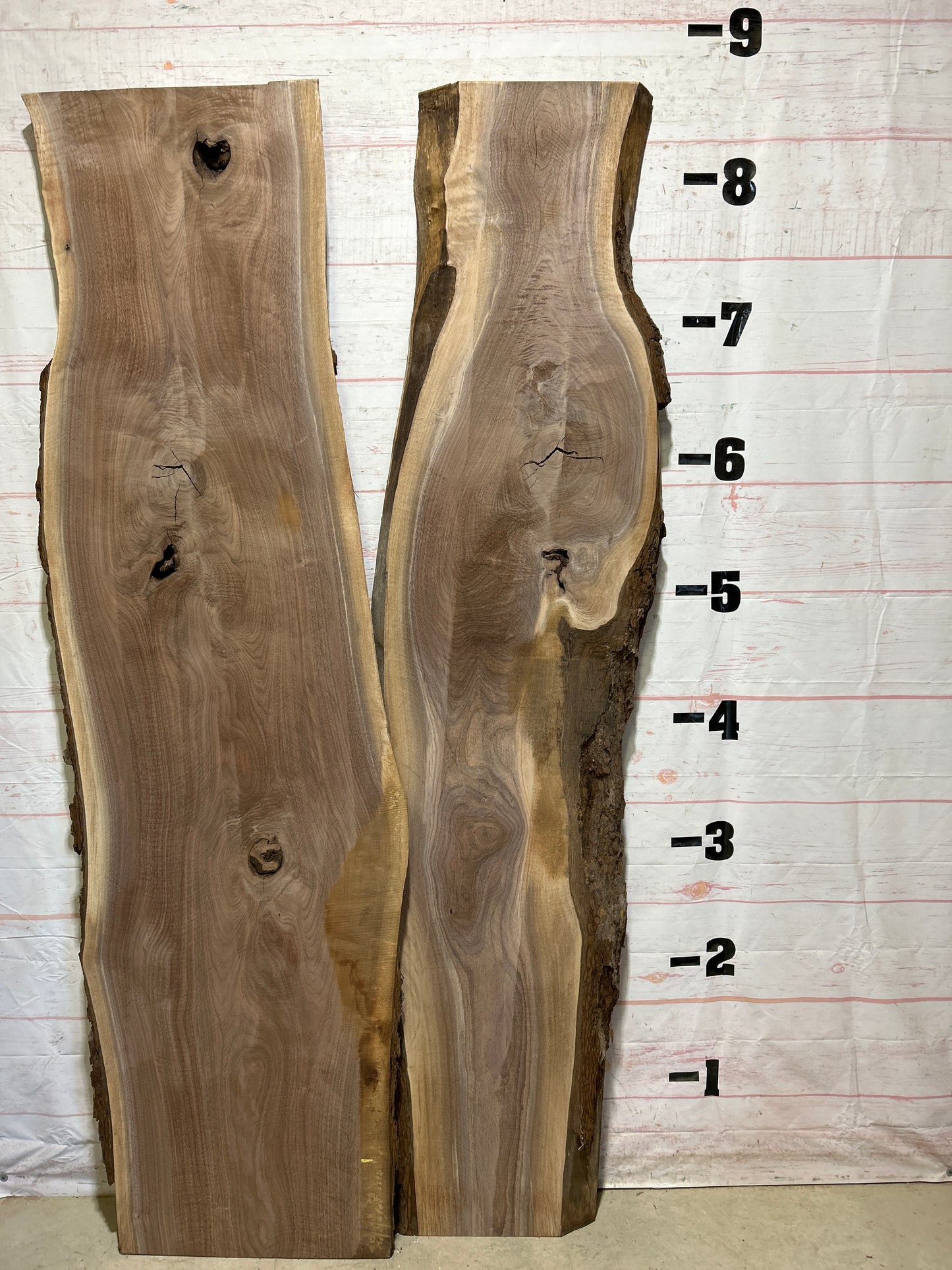 Live Edge Walnut Set Sku#26495K-62
