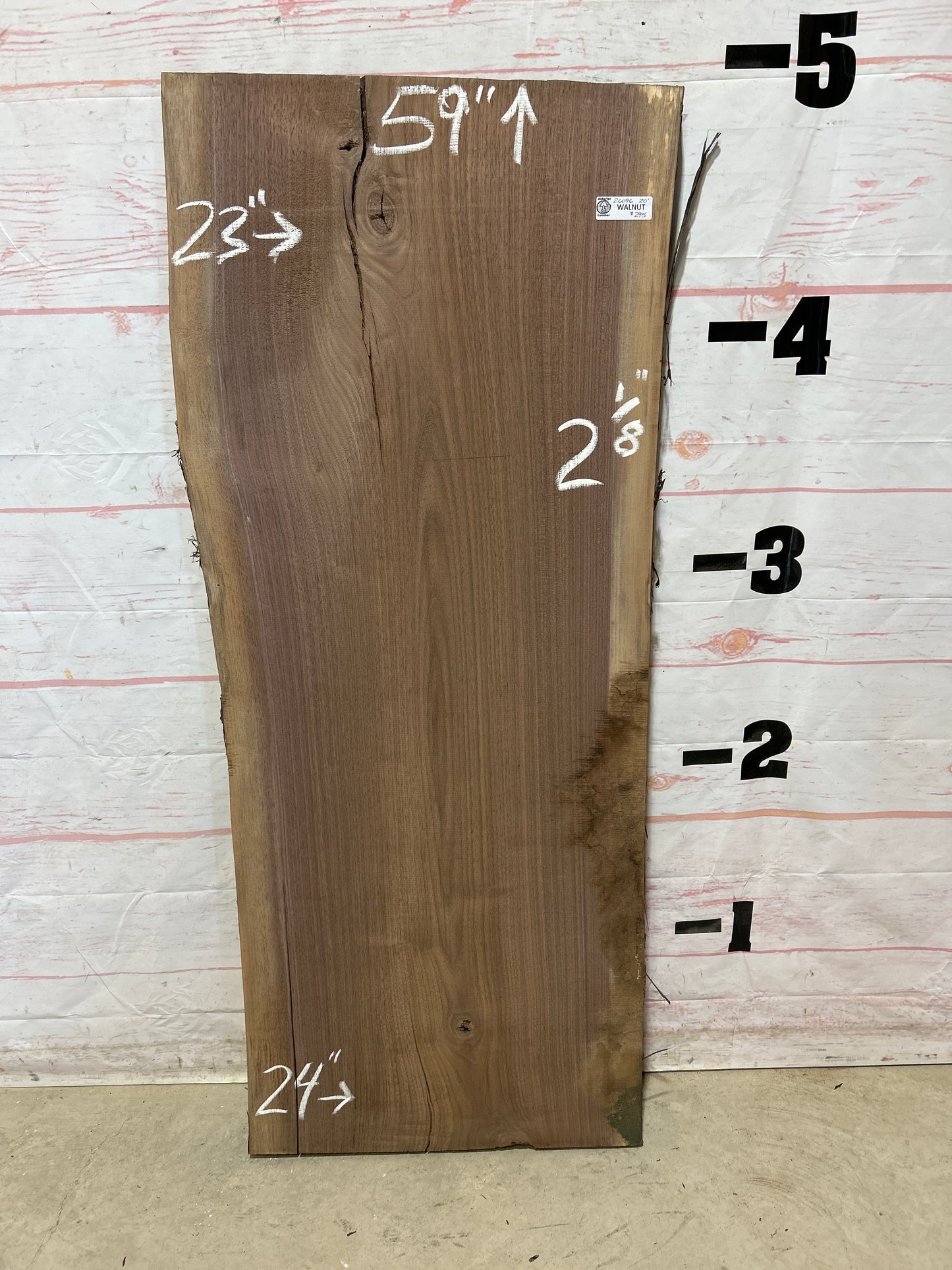 Live Edge Walnut Sku#26096A-20