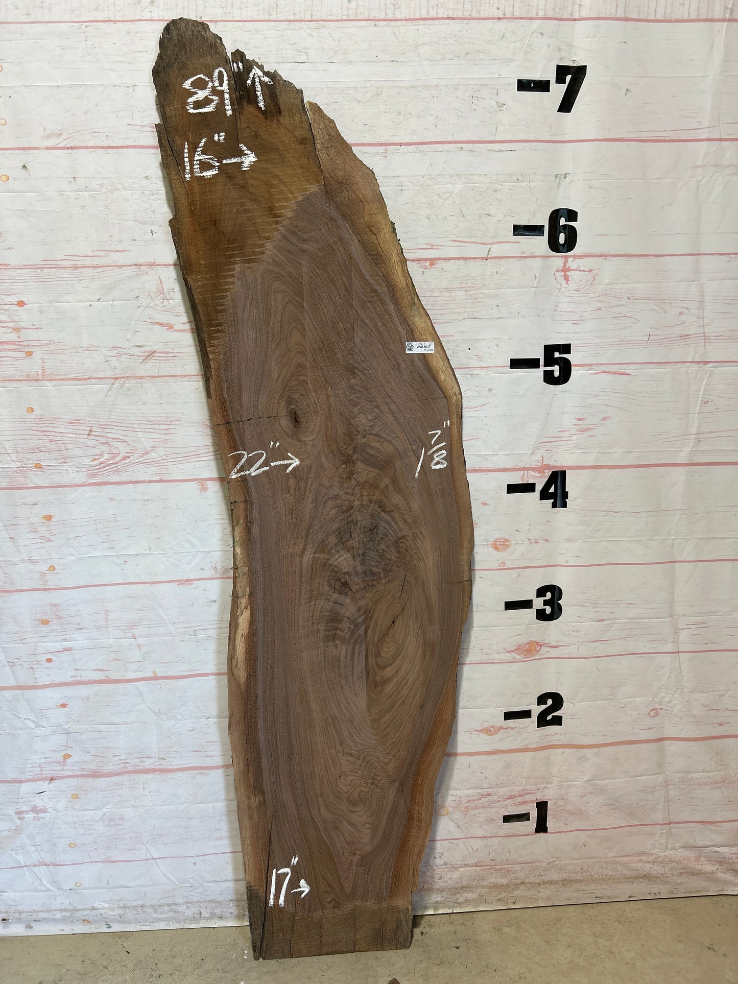 Live Edge Walnut Sku#25967-23