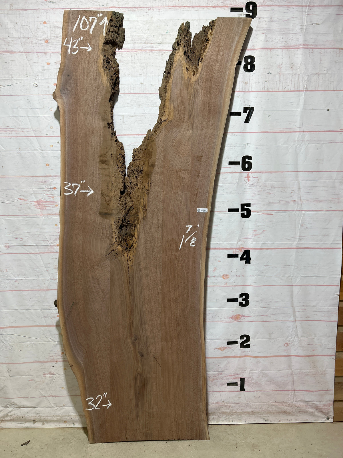 Live Edge Walnut Sku#27126-56