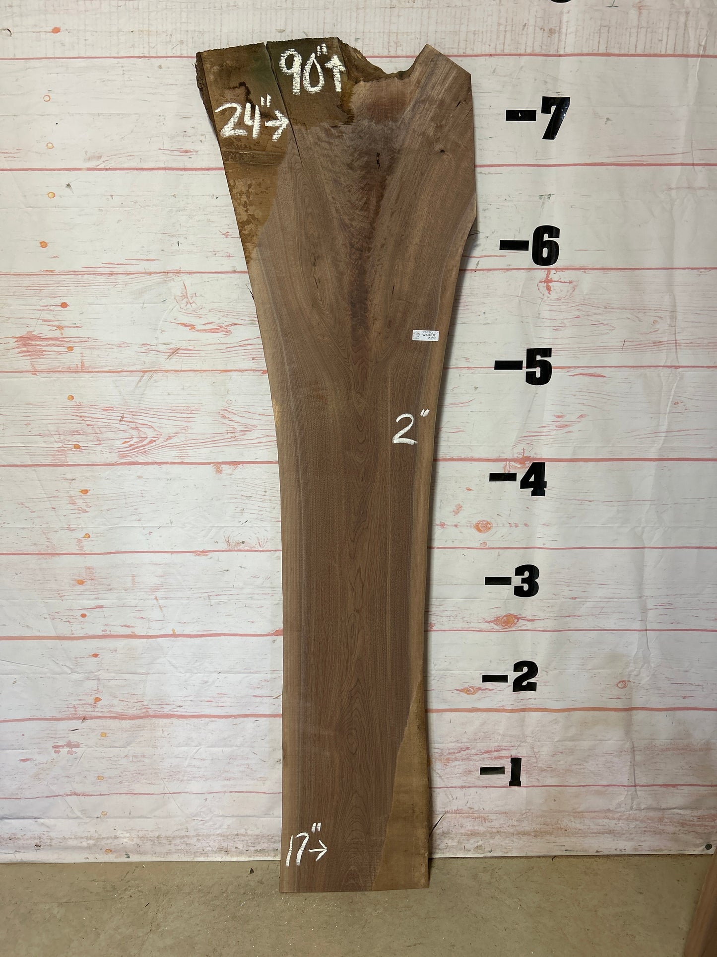 Live Edge Walnut Sku#23580F-27