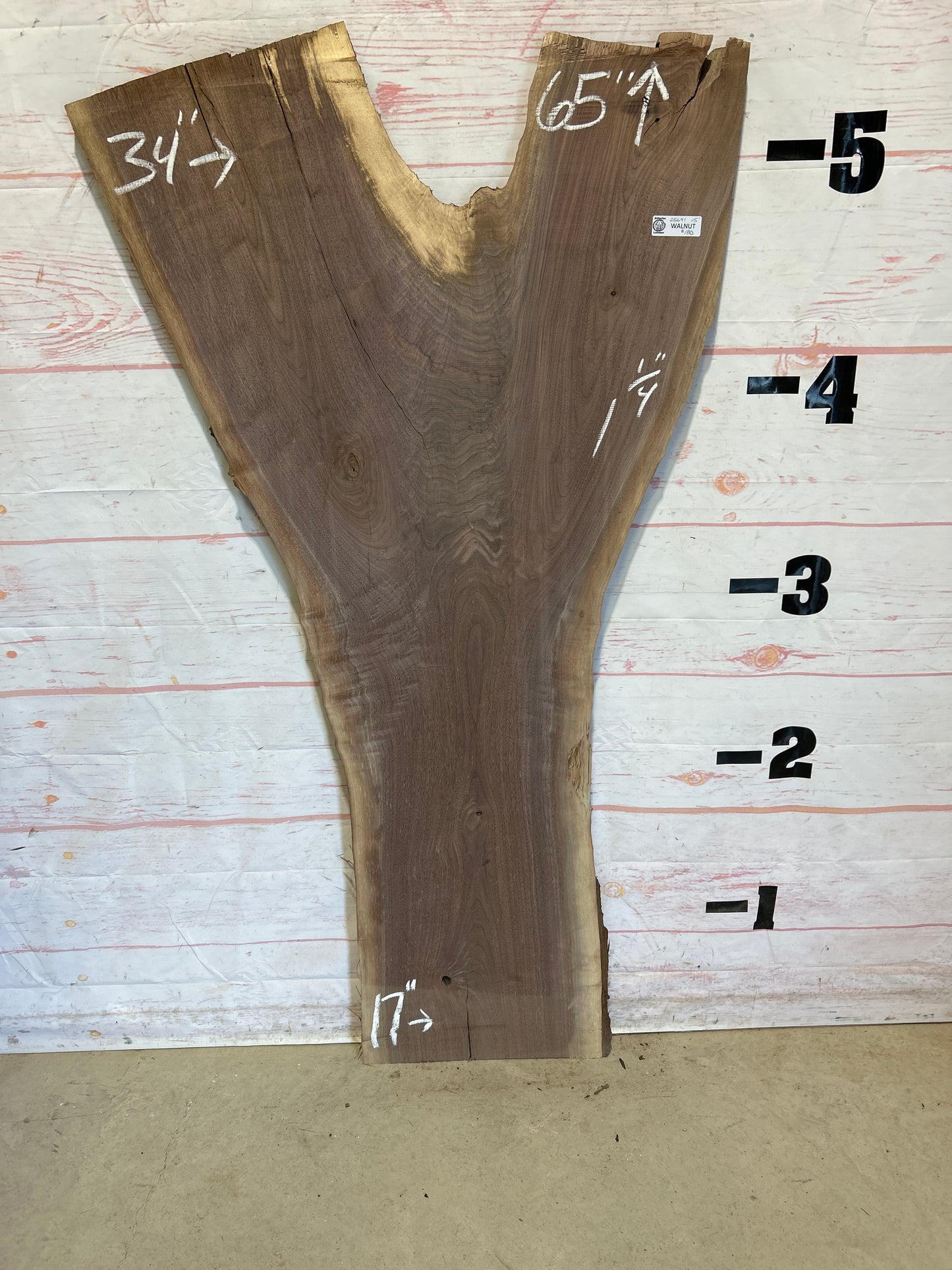 Live Edge Walnut Sku#25691M-15