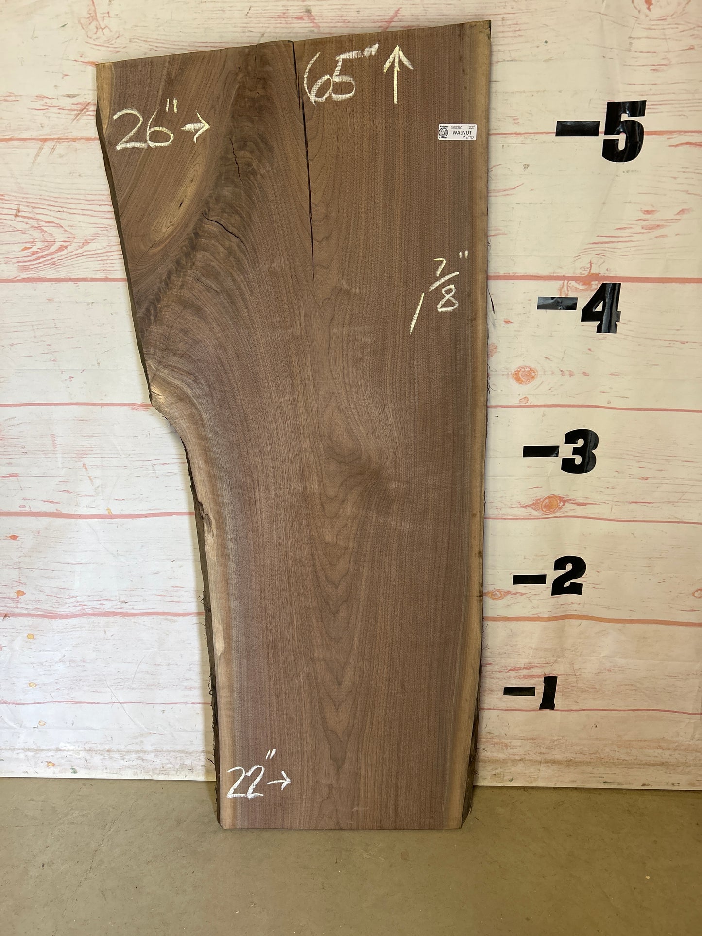 Live Edge Walnut Sku#25080N-22