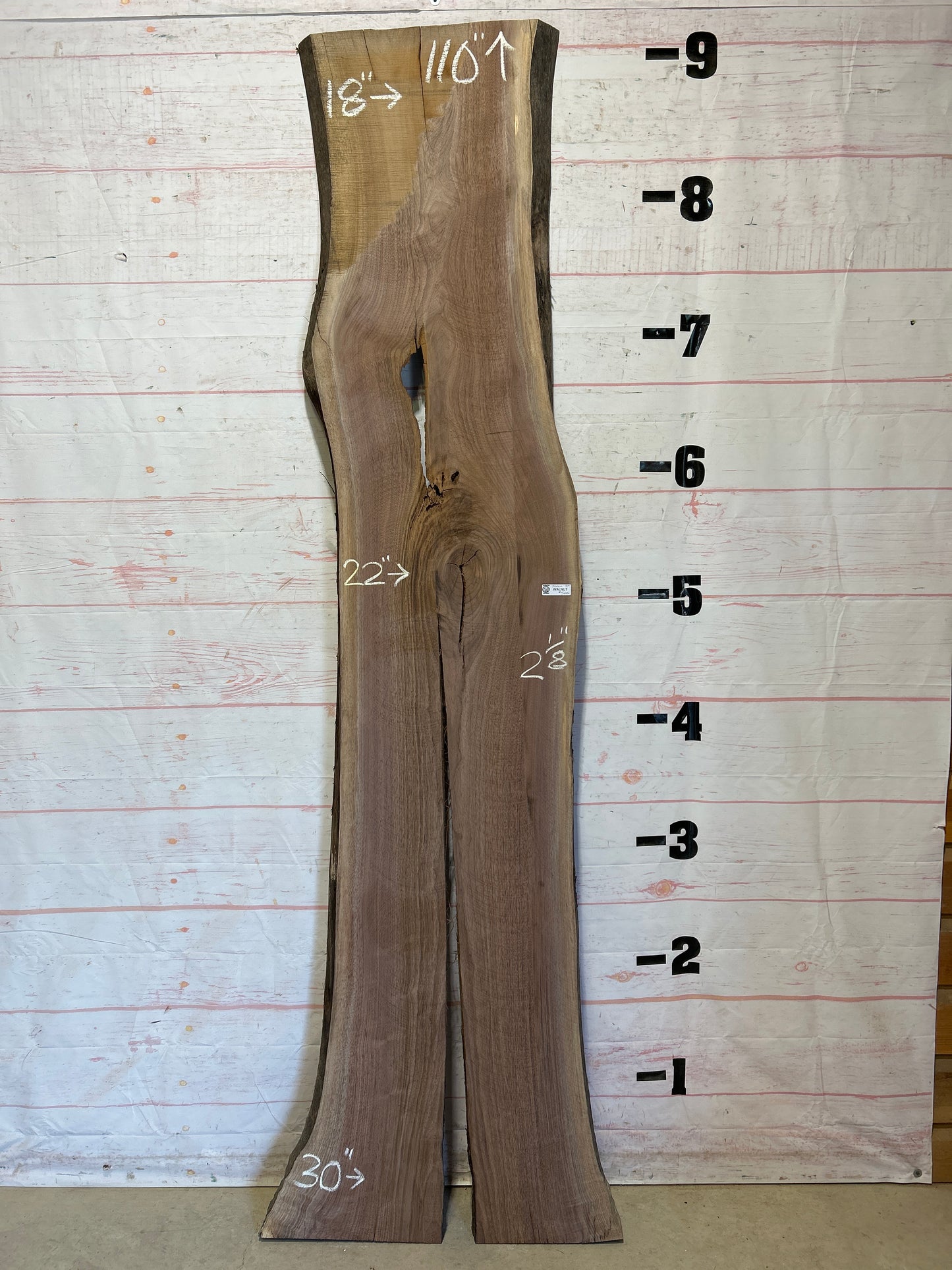 Live Edge Walnut Sku#26060-37