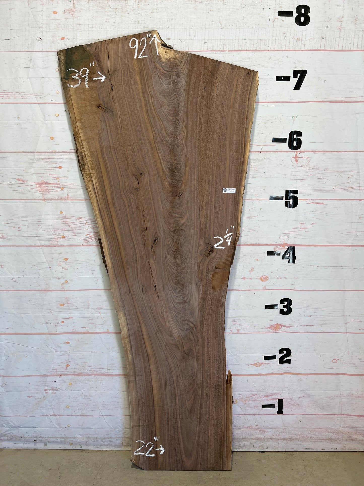 Live Edge Walnut Sku#25862-42