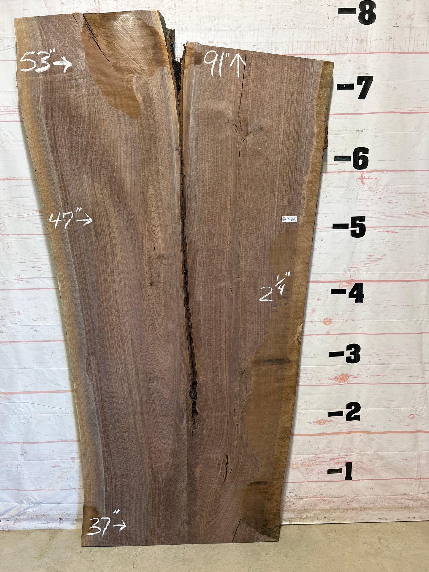 Live Edge Walnut Sku#25831-64